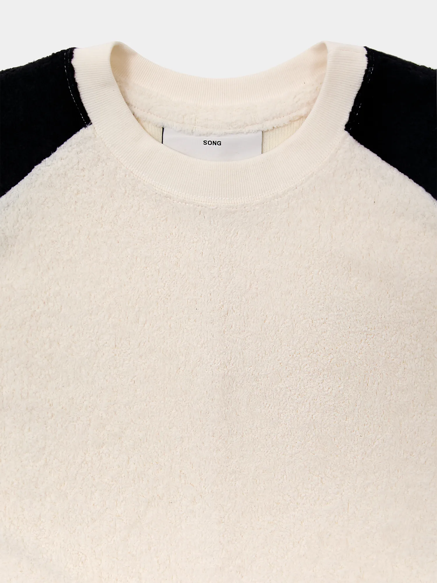 Лонгслив Song for the Mute''25.2 Sunflower'' Towel Raglan White