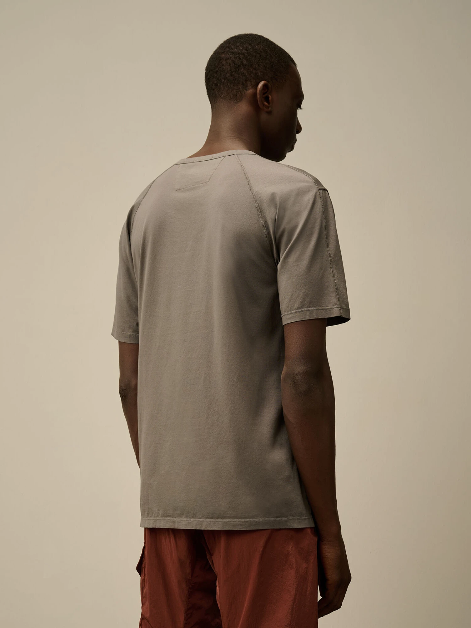 Футболка C.P. Company 70/2 Mercerized Jersey Smoked Pearl