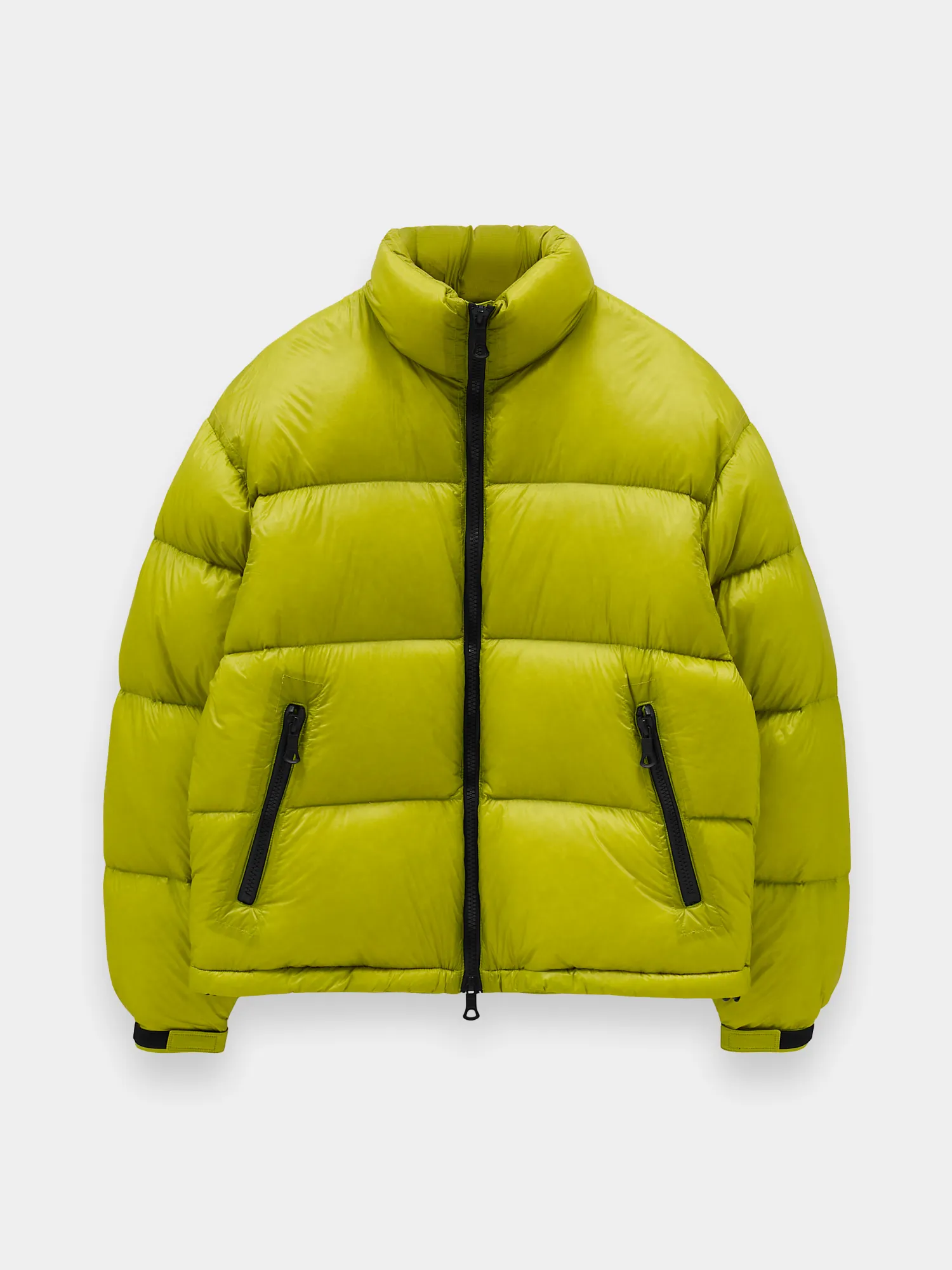 Пуховик MKI MIYUKI ZOKU Translucent Funnel Neck Bubble Chartreuse