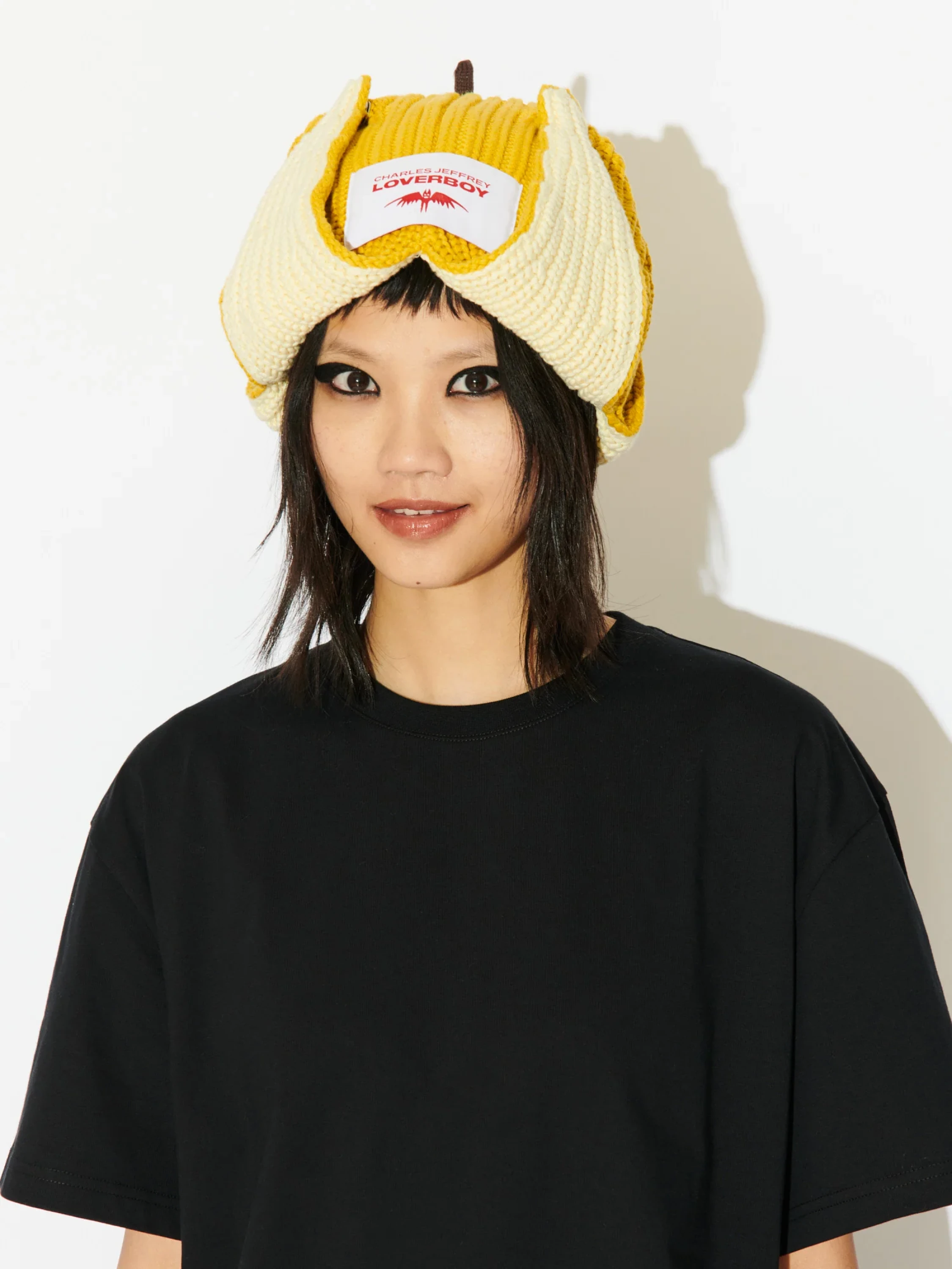 Шапка Charles Jeffrey Loverboy Chunky Banana Yellow