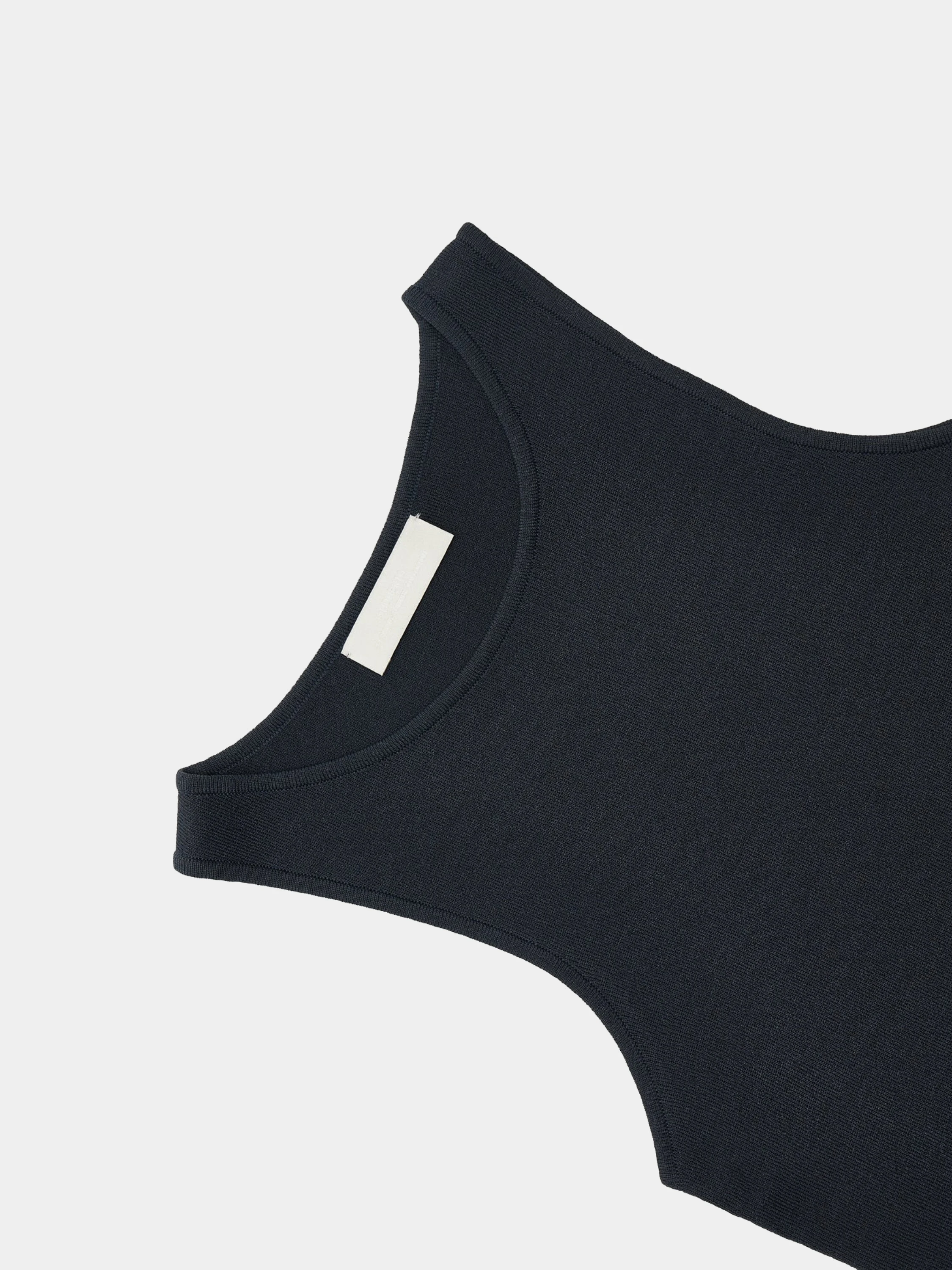 Женский топ AMOMENTO Cut-Out Sleeveless Top Dark Navy