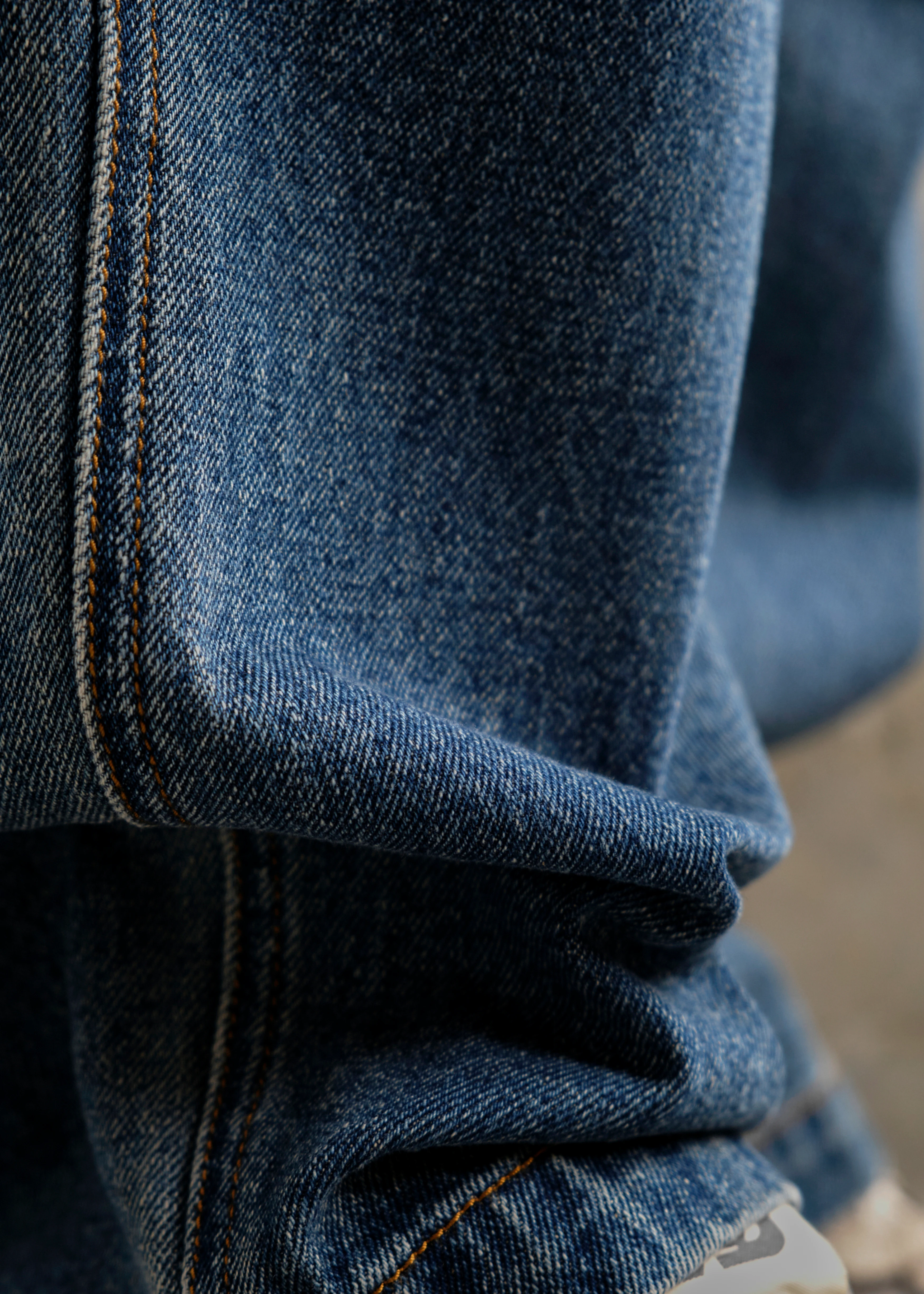 Джинсы Uniform Bridge Og Fatigue Denim Pants Indigo Washed