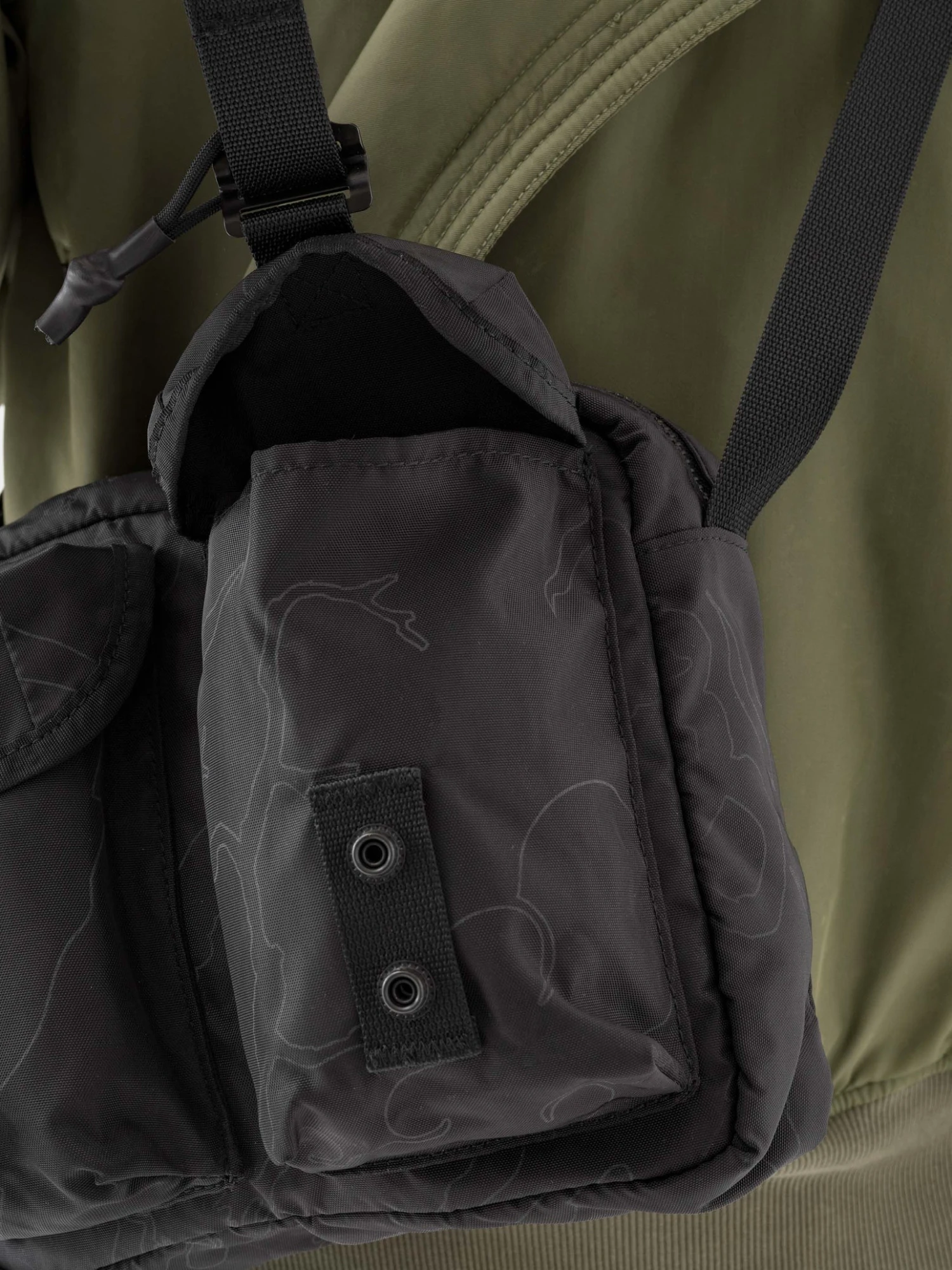 Сумка MAHARISHI 1532 Camo M.A.L.I.C.E. Cross Body Black