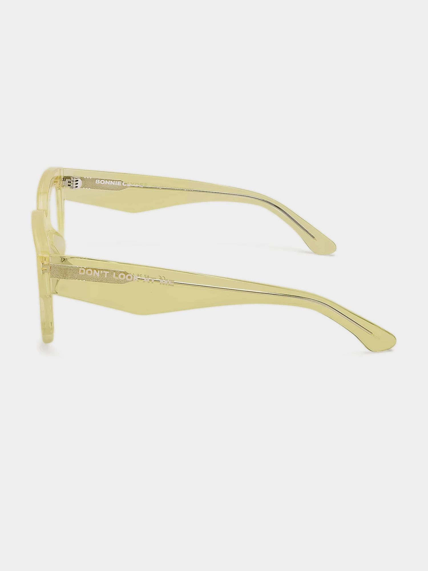 Очки Bonnie Clyde Karate Transparent Yellow and Clear Lens