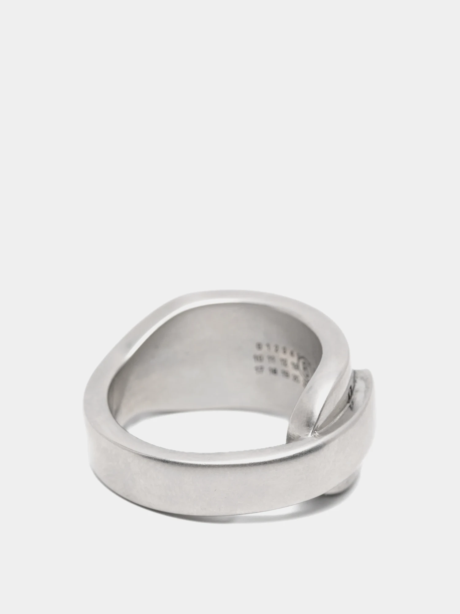 Кольцо MM6 Maison Margiela Stick Brass Silver Toned