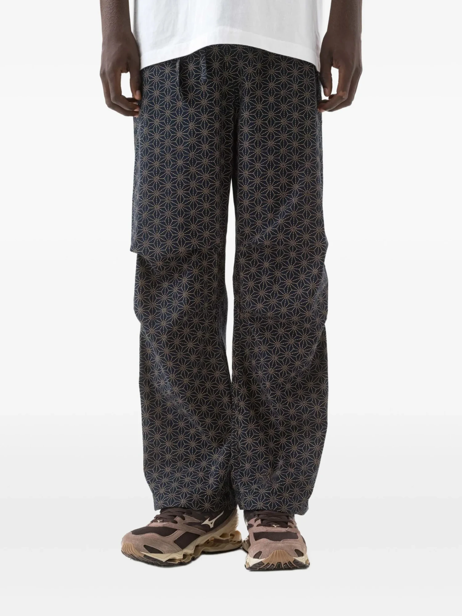 Брюки MAHARISHI 6240 Wagara Asym Loose Track Navy