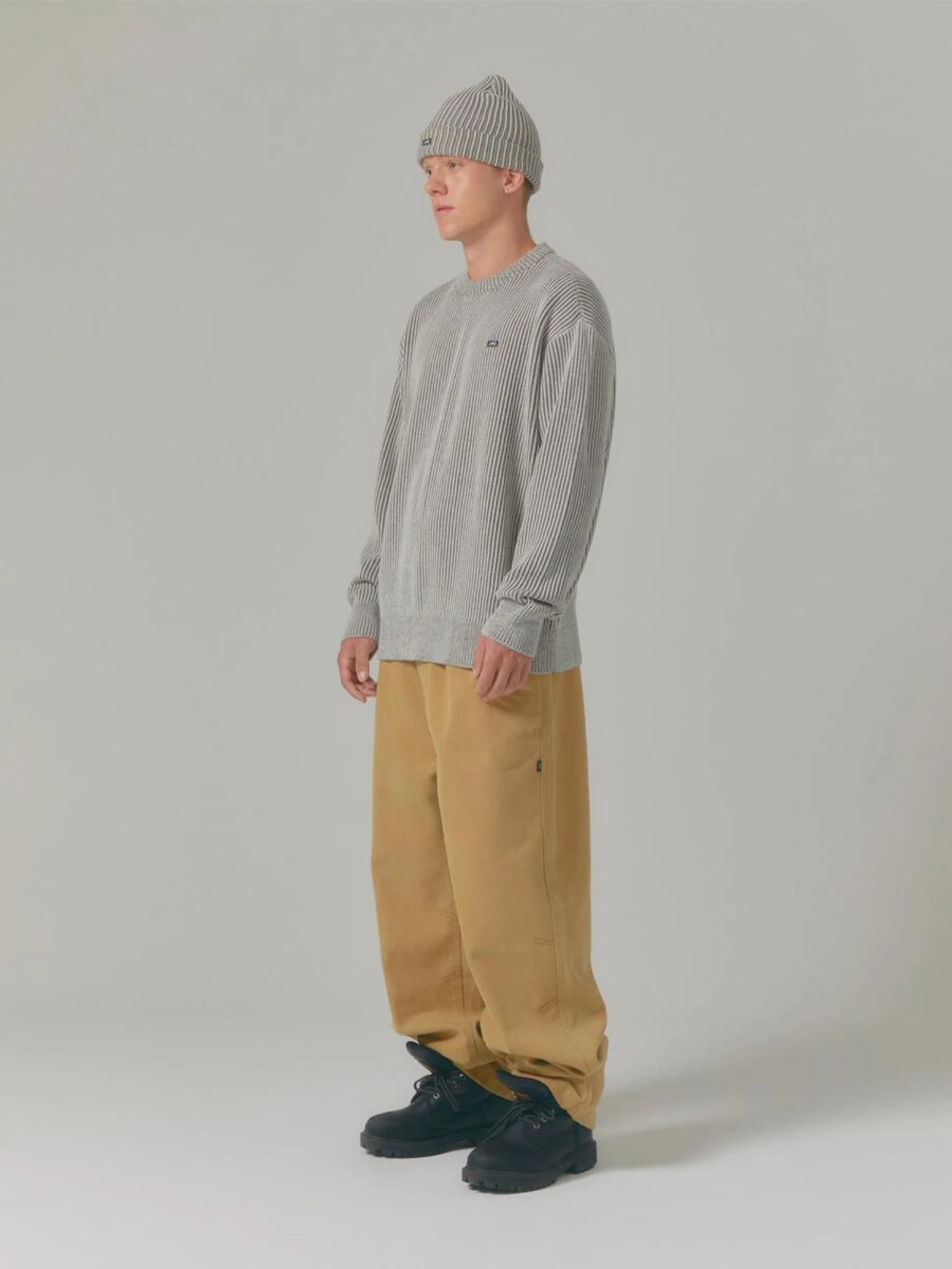 Свитер LMC Micro Box Two Tone Knit Charcoal