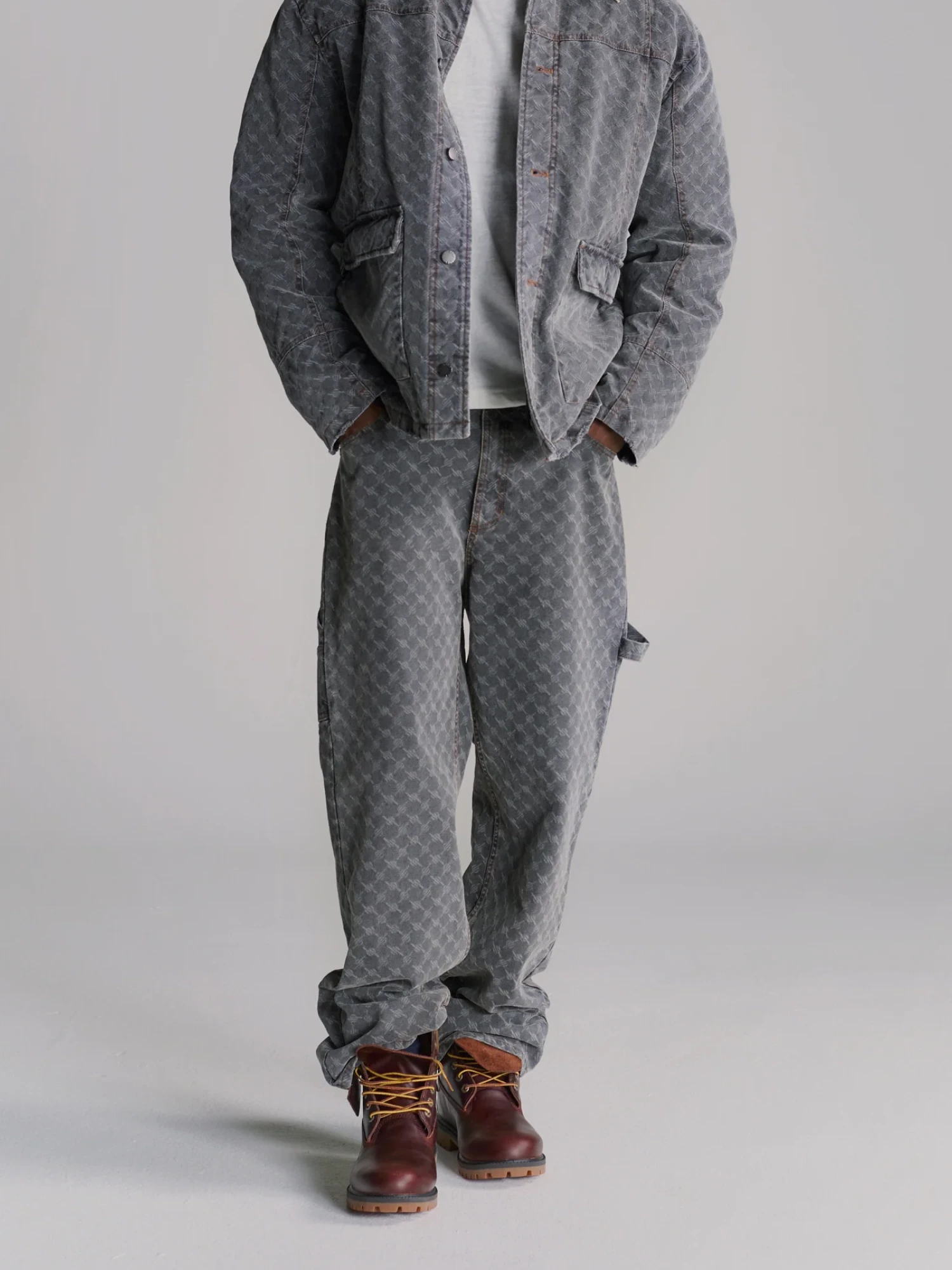 Джинсы Daily Paper Monogram Workwear Amba Grey