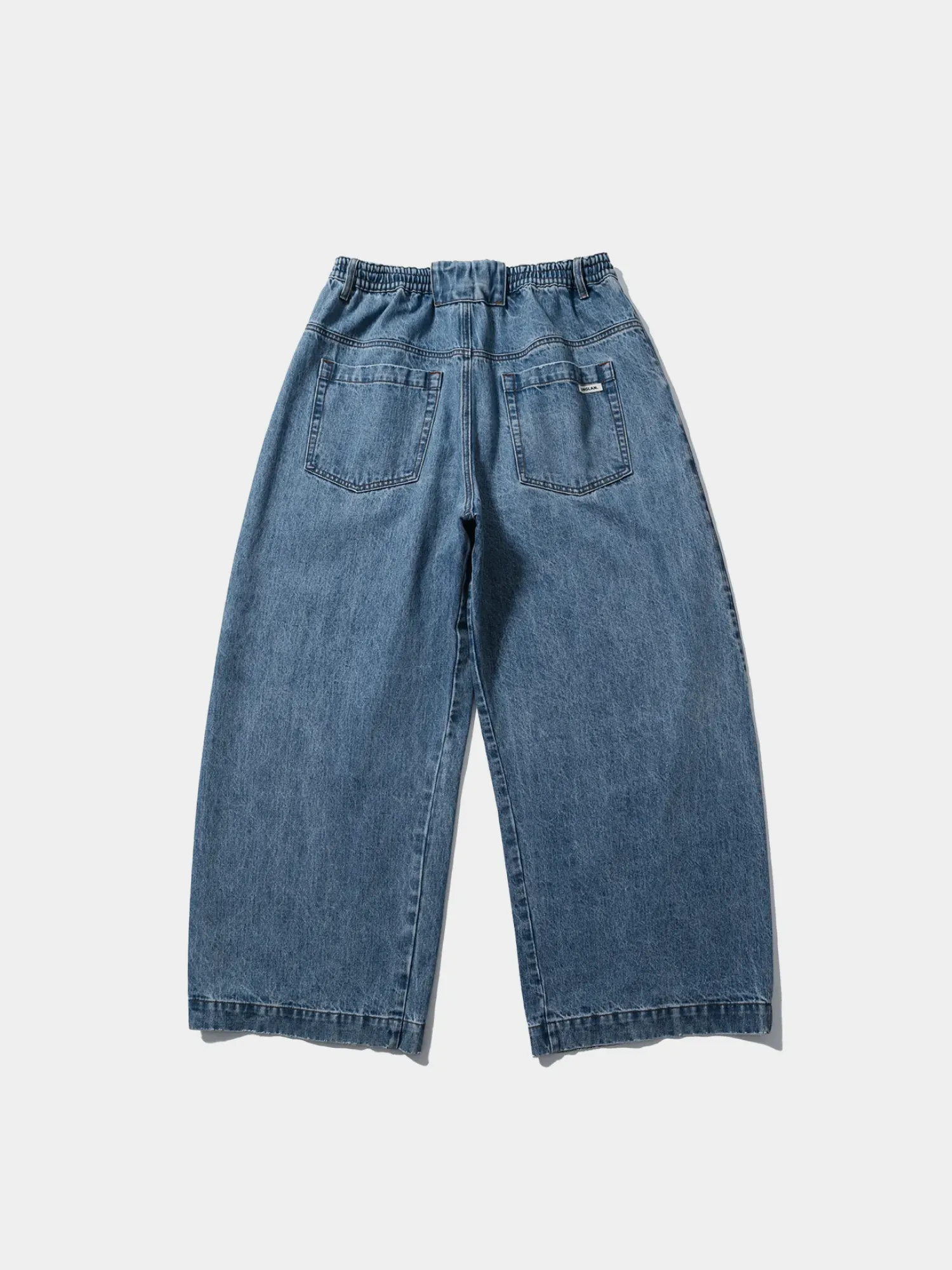 Джинсы ANGLAN Wide Curved Denim Pants Washed Blue