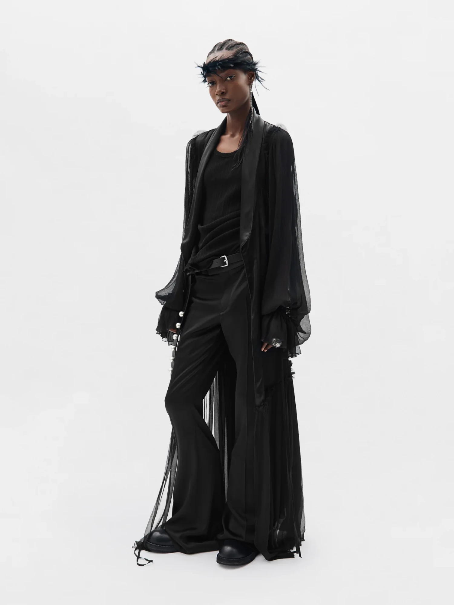 Женские брюки Ann Demeulemeester Adri Bootcut Black