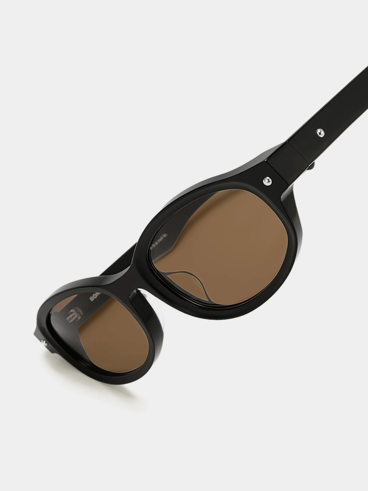 Очки Bonnie Clyde Roller Coaster Black & Brown Lens