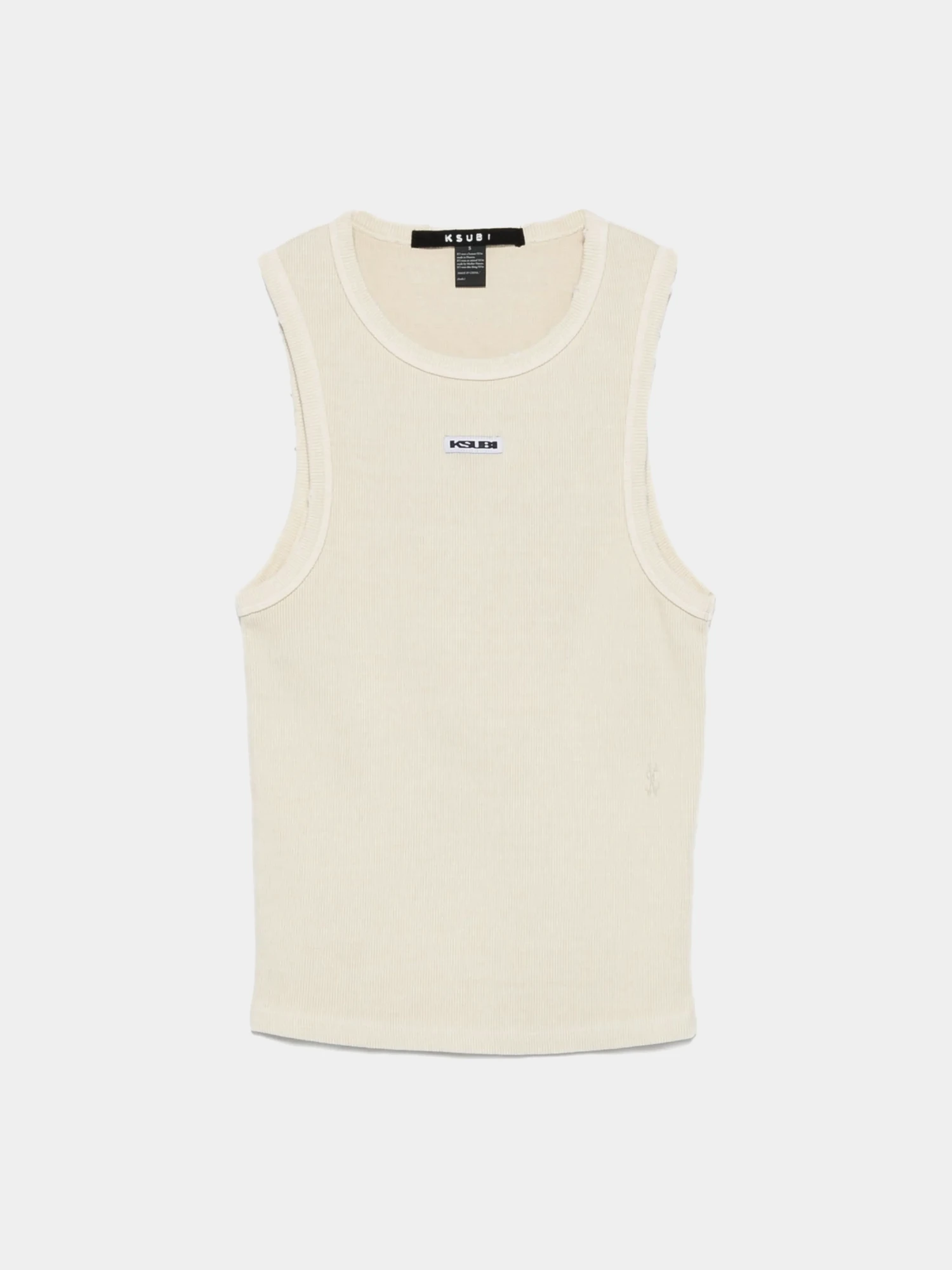 Женская майка Ksubi Labels Syndicate Xtra Beige