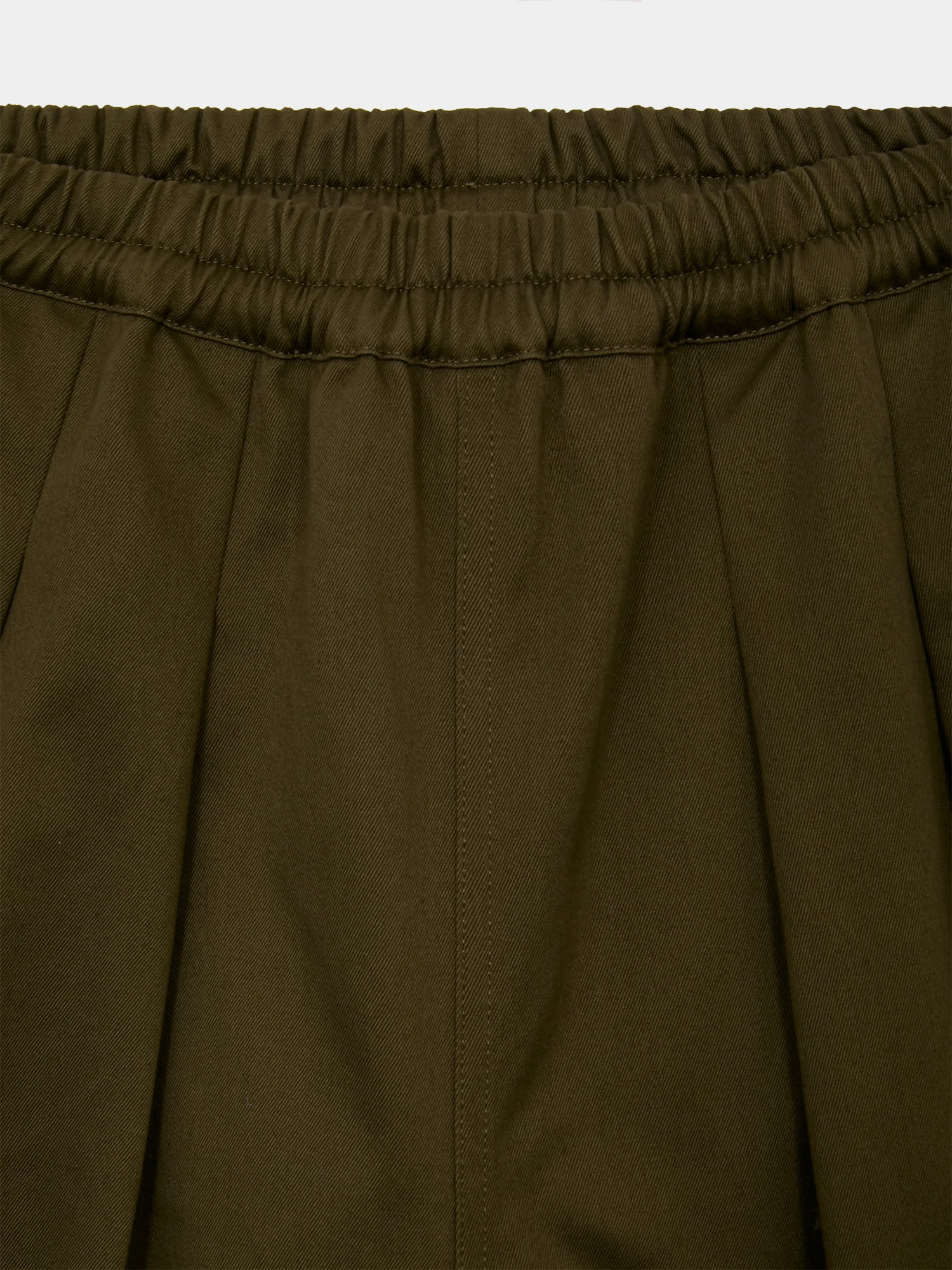 Брюки Maison Margiela Pleated Drawstring Khaki