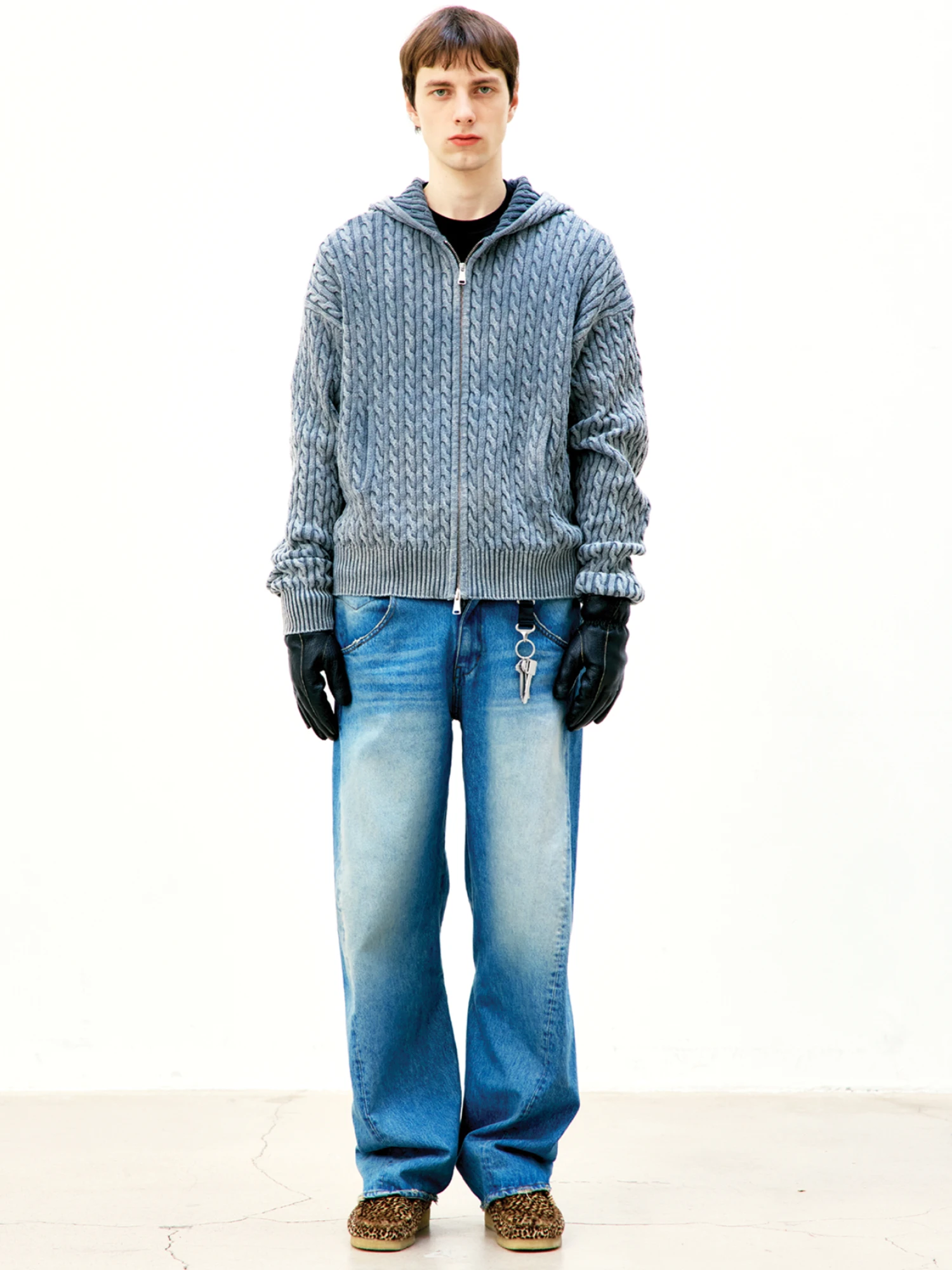 Перчатки COOR Cutoff Goat Leather Gloves Black