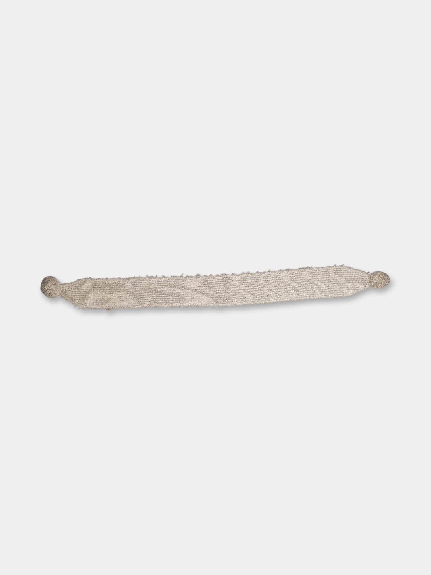 Шарф OPEN YY Shaggy Pompon Beige
