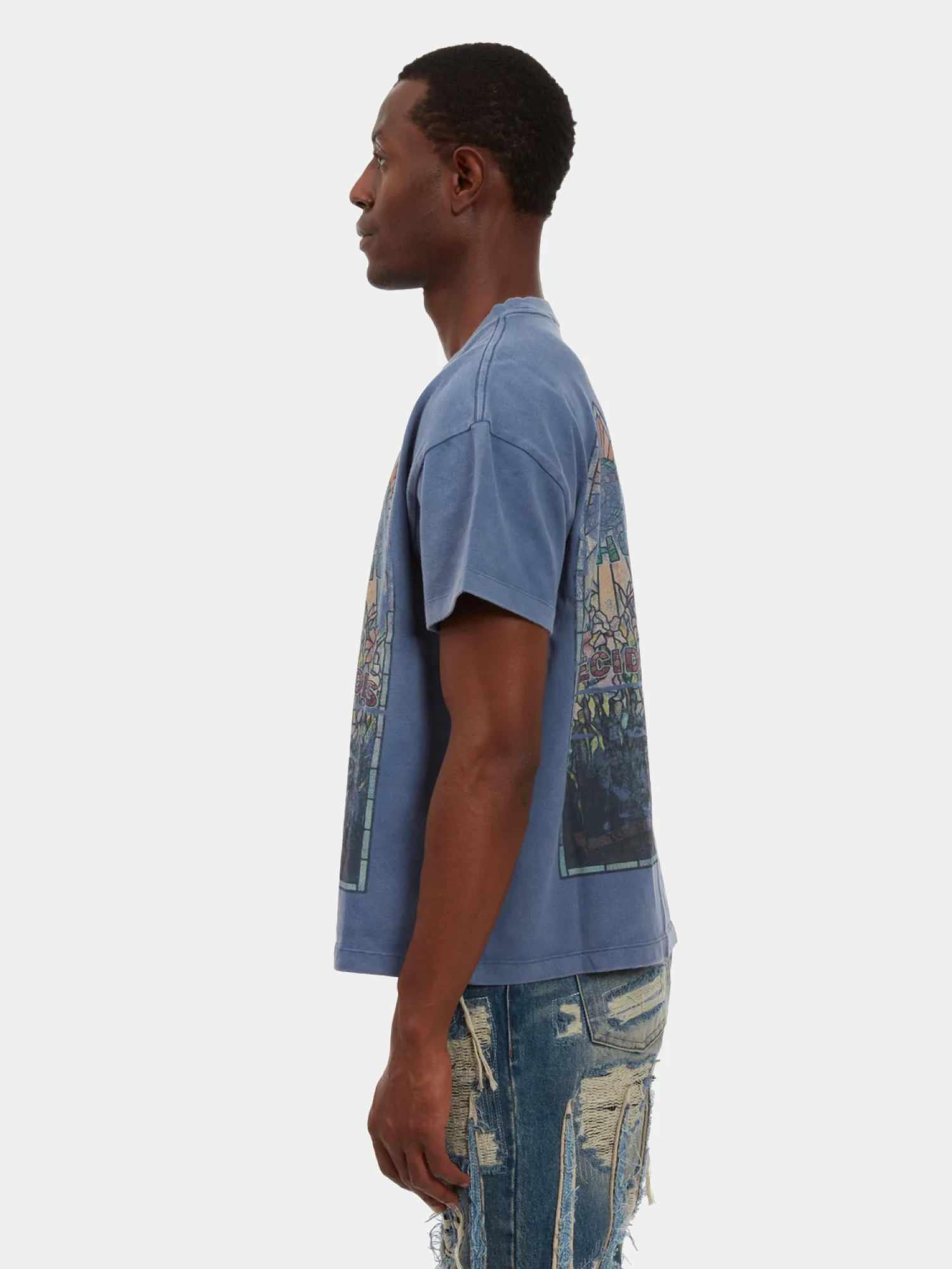 Футболка WHO DECIDES WAR Faded Vintage Grey
