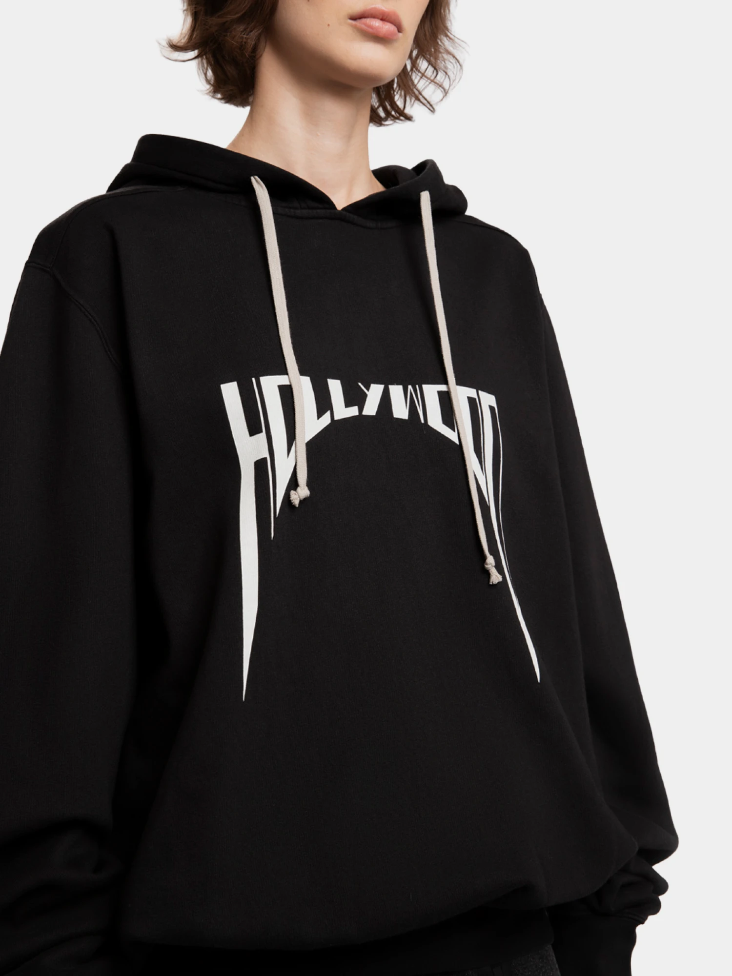 Худи RICK OWENS DRKSHDW Oversized Black/Milk
