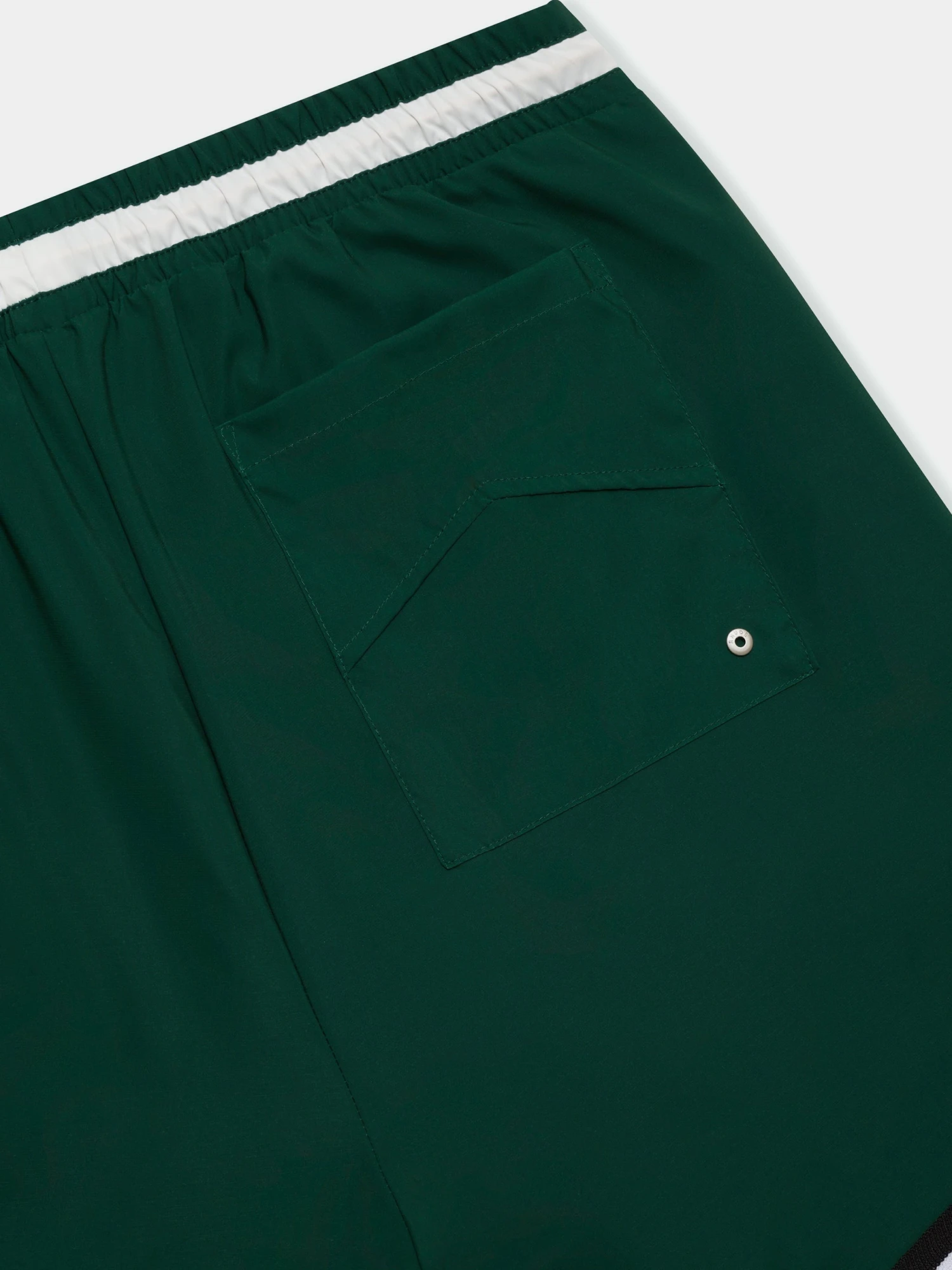 Шорты RHUDE Logo Basketball Swim Forest Green/Black/White