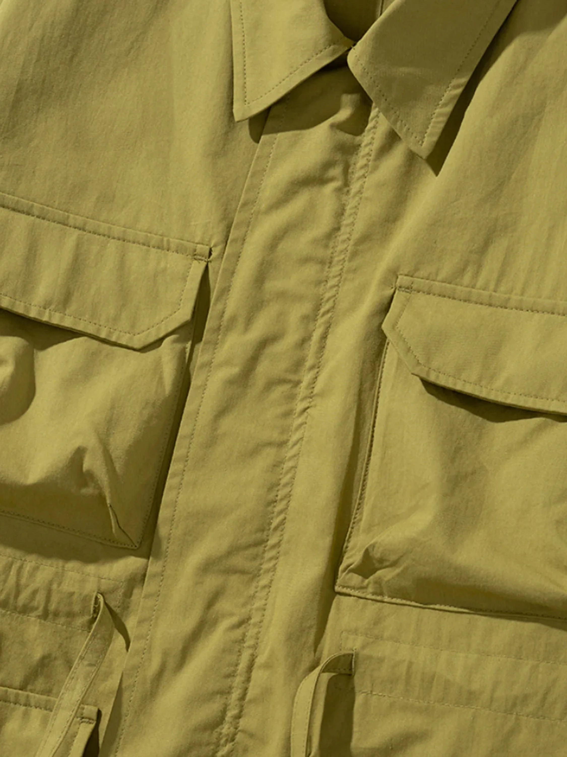 Овершот Uniform Bridge 4pocket Coach Jacket Mustard Green