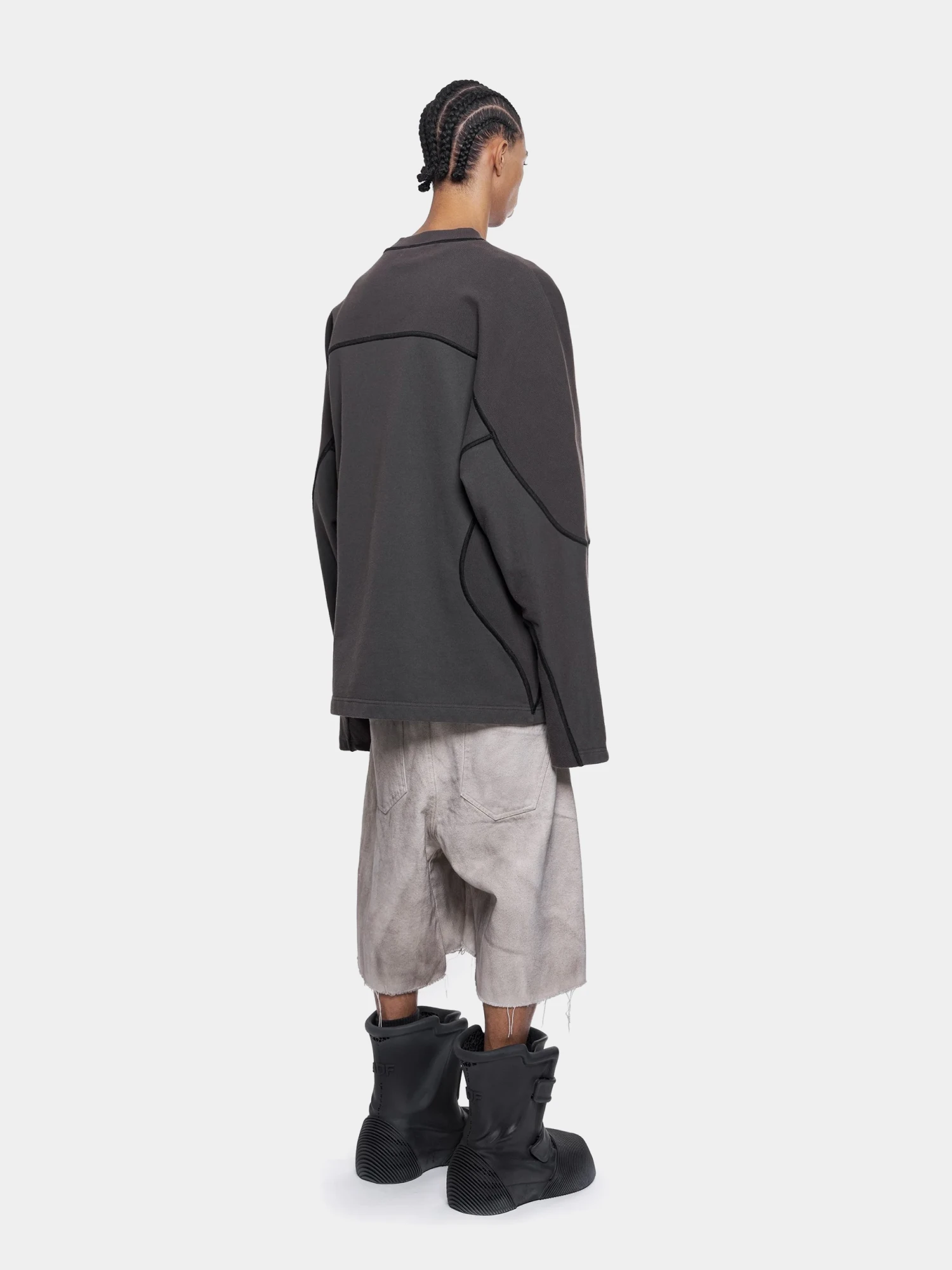 Шорты ARNODEFRANCE Dirty Baggy Shorts White