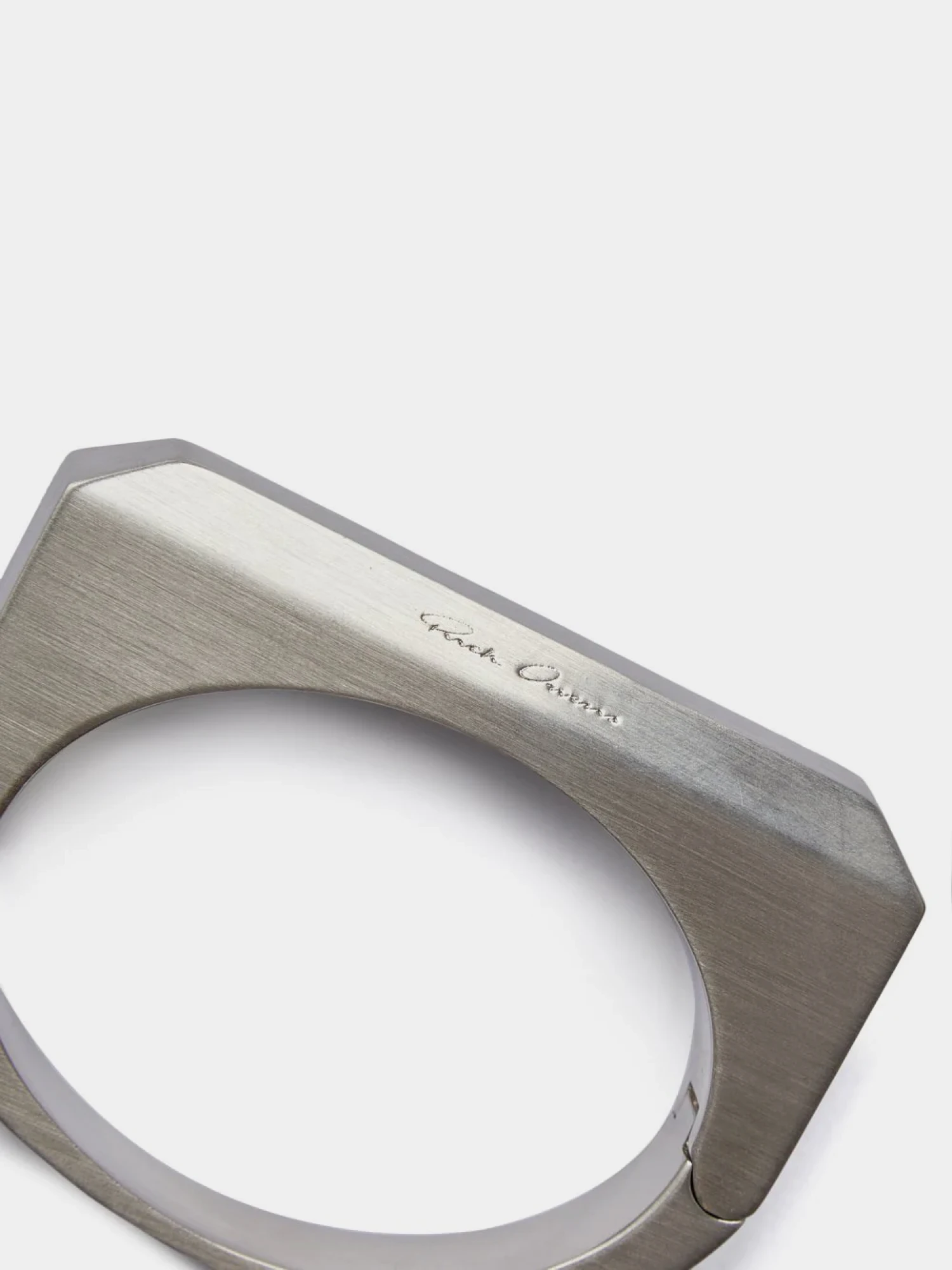 Браслет Rick Owens Beveled Bangle Palladio