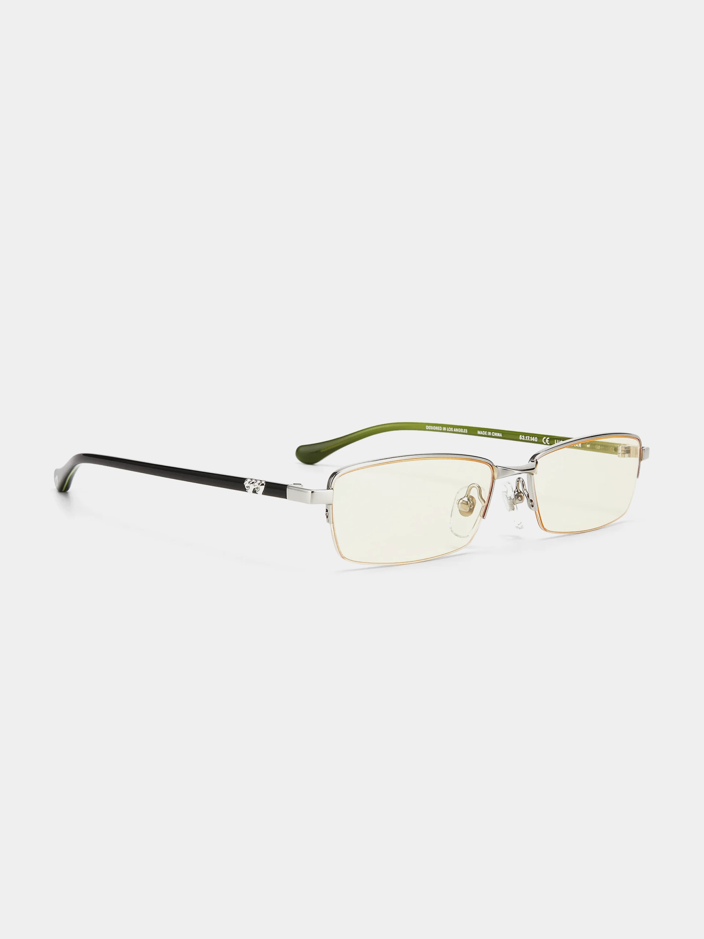 Очки Bonnie Clyde Lucky Star Green Silver & Yellow Tint