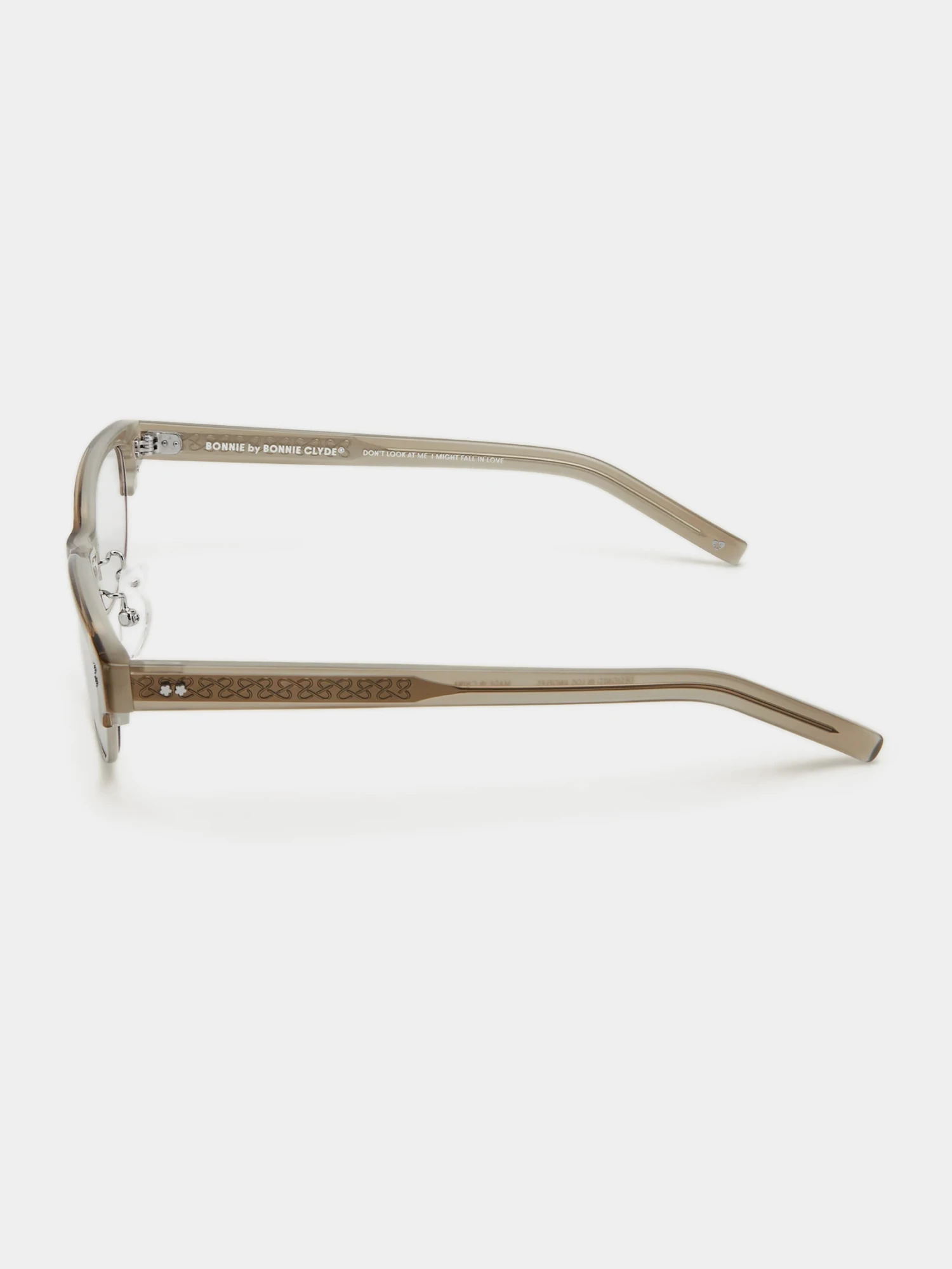 Очки Bonnie Clyde Closed Caption Grey & Clear Lens