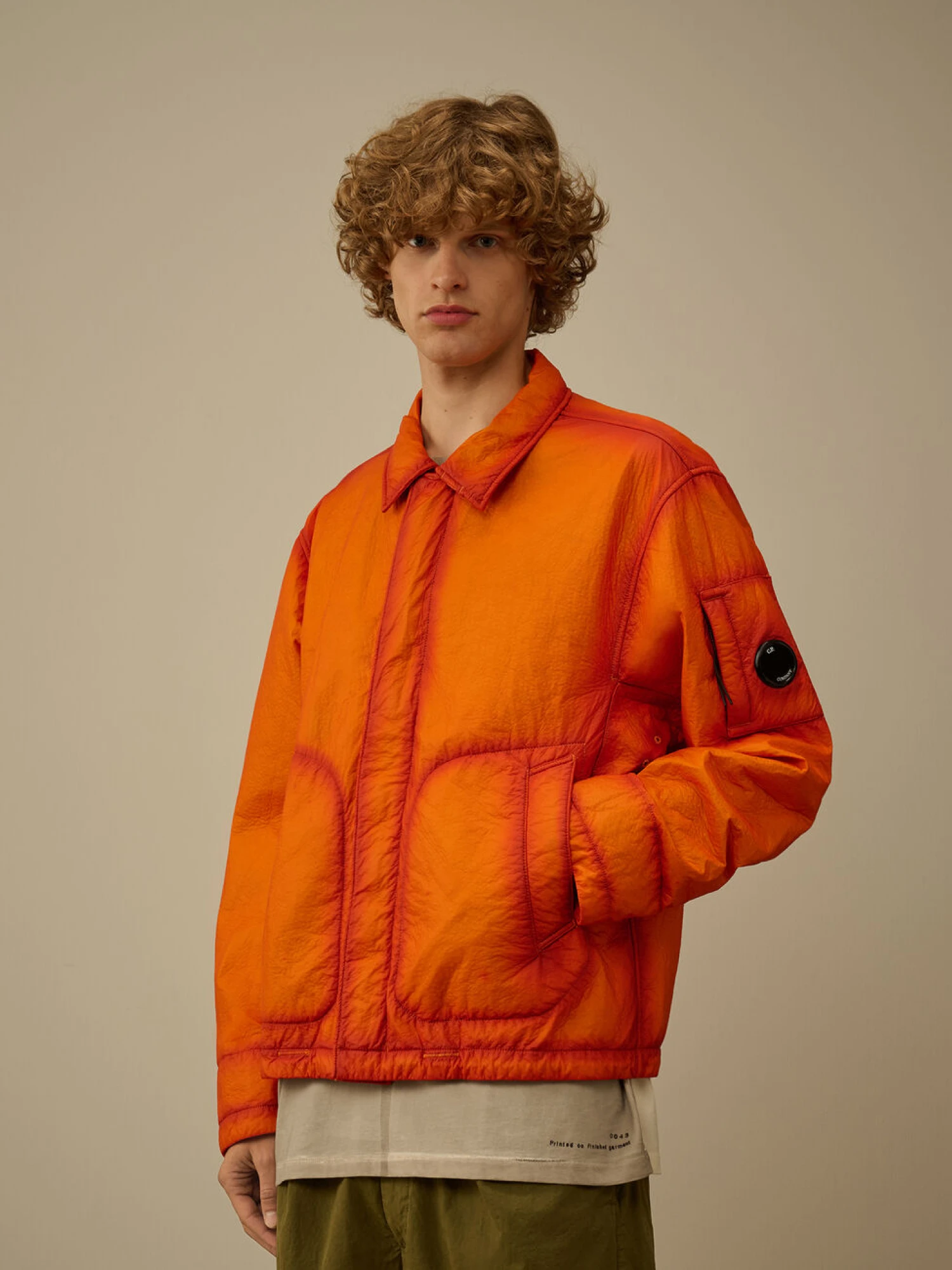 Куртка C.P. Company Feltro Bi-Film Short Russet Orange