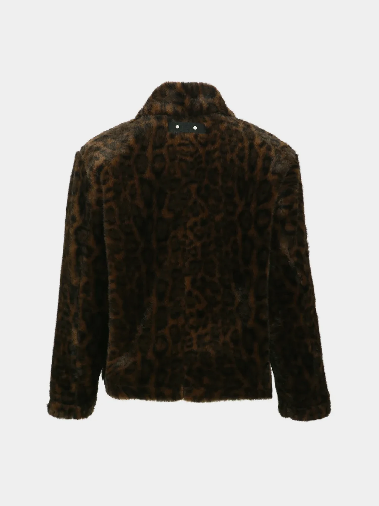 Женская шуба Andersson Bell Leopard Fur Duffle Brown