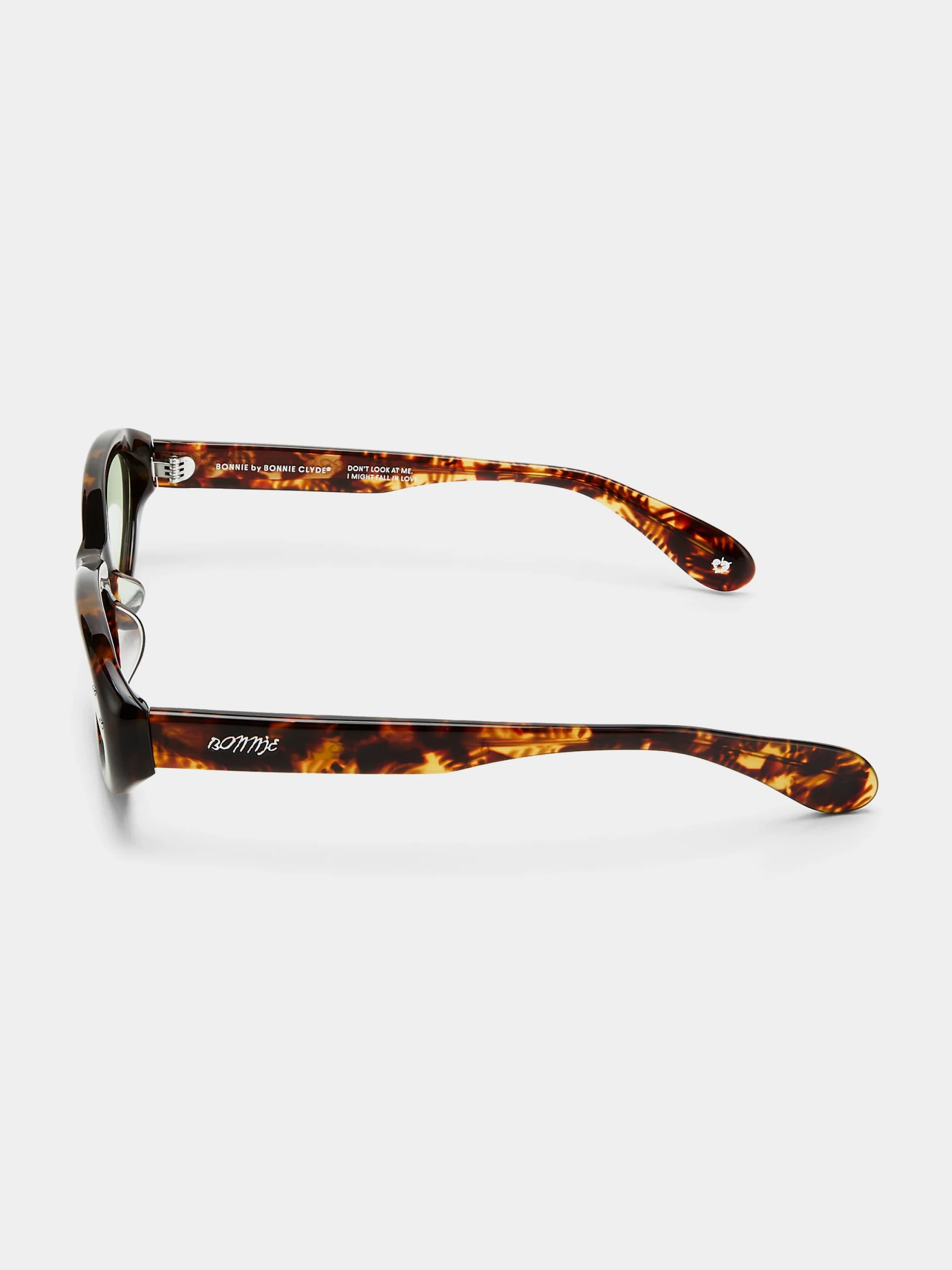Очки Bonnie Clyde Skinny Dip Tortoise & Green Tint