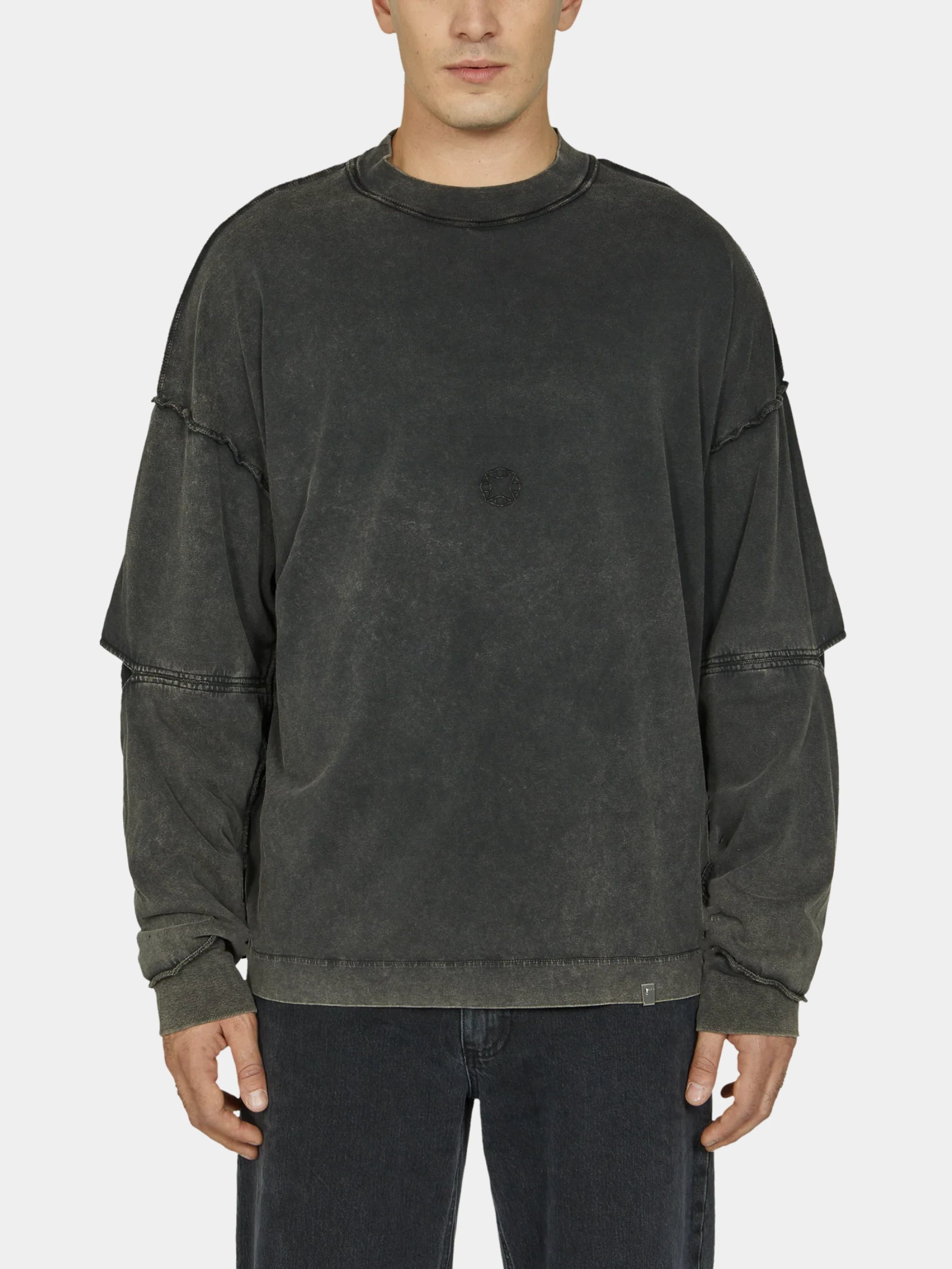 Лонгслив 1017 ALYX 9SM Longsleeve Tee Black Washed