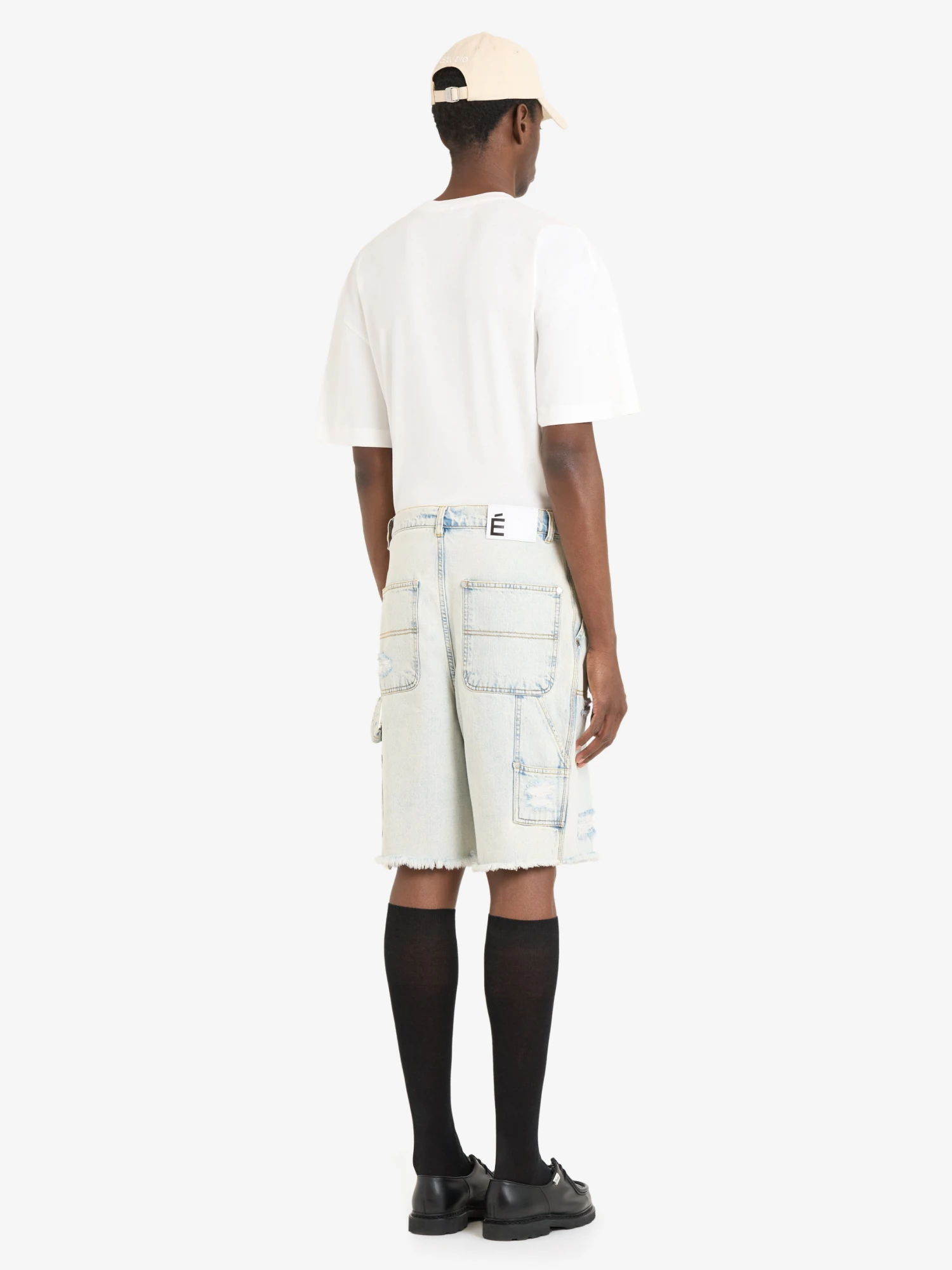 Шорты Études Loose Jeans Shorts Blue