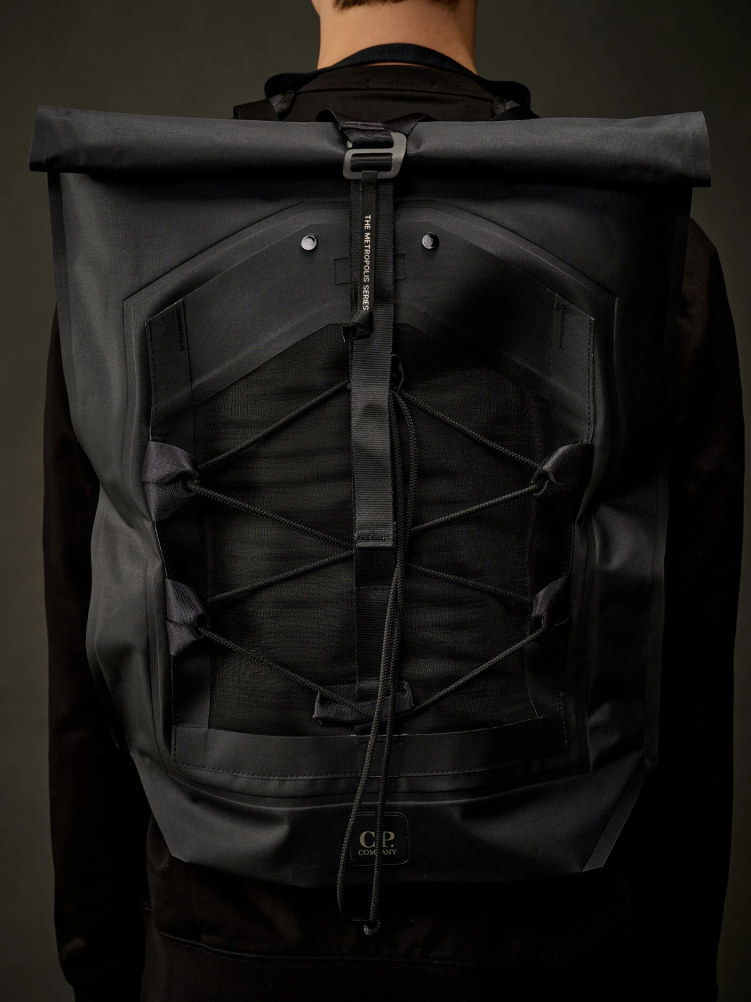 Рюкзак C.P. Company The Metropolis Series Rubber Reps Roll Black