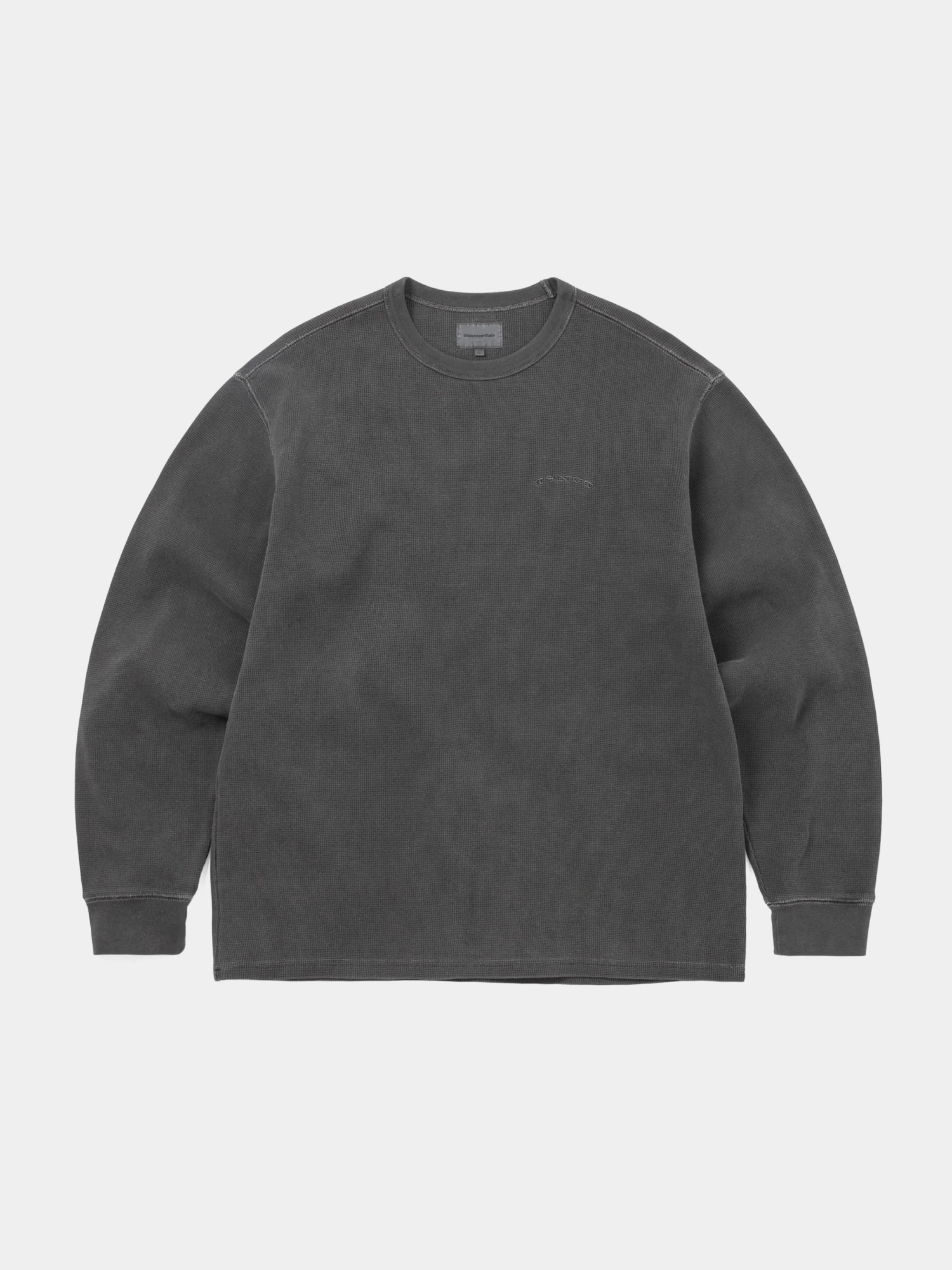 Лонгслив thisisneverthat Waffle L/S Charcoal