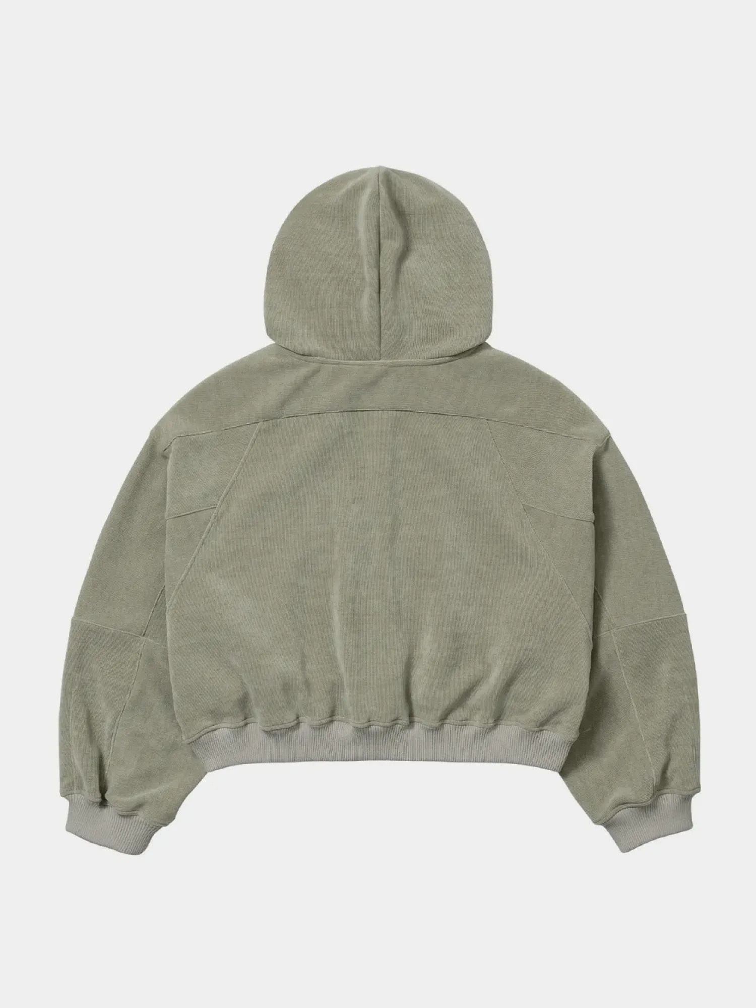 Зип-худи AJOBYAJO Corduroy Short Zip-Up Ash Khaki