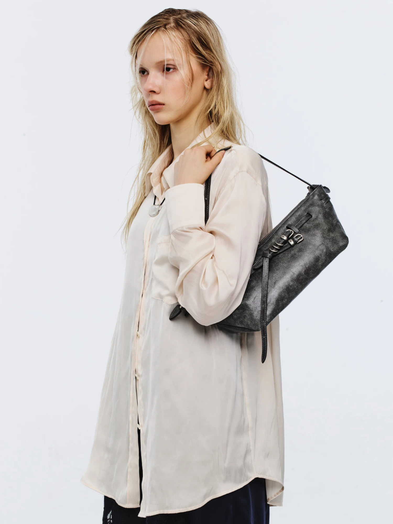 Женская сумка MARGESHERWOOD Grandma Used Sling White+Grey