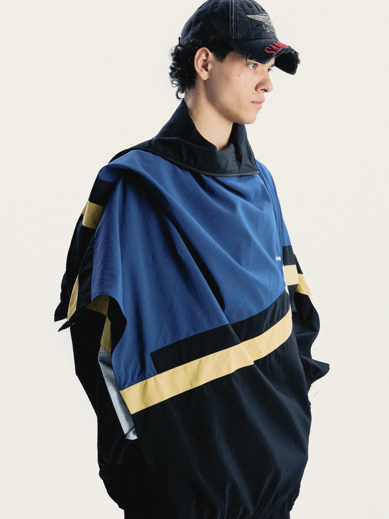 Олимпийка Martine Rose Blanket Track Jacket Black Yellow