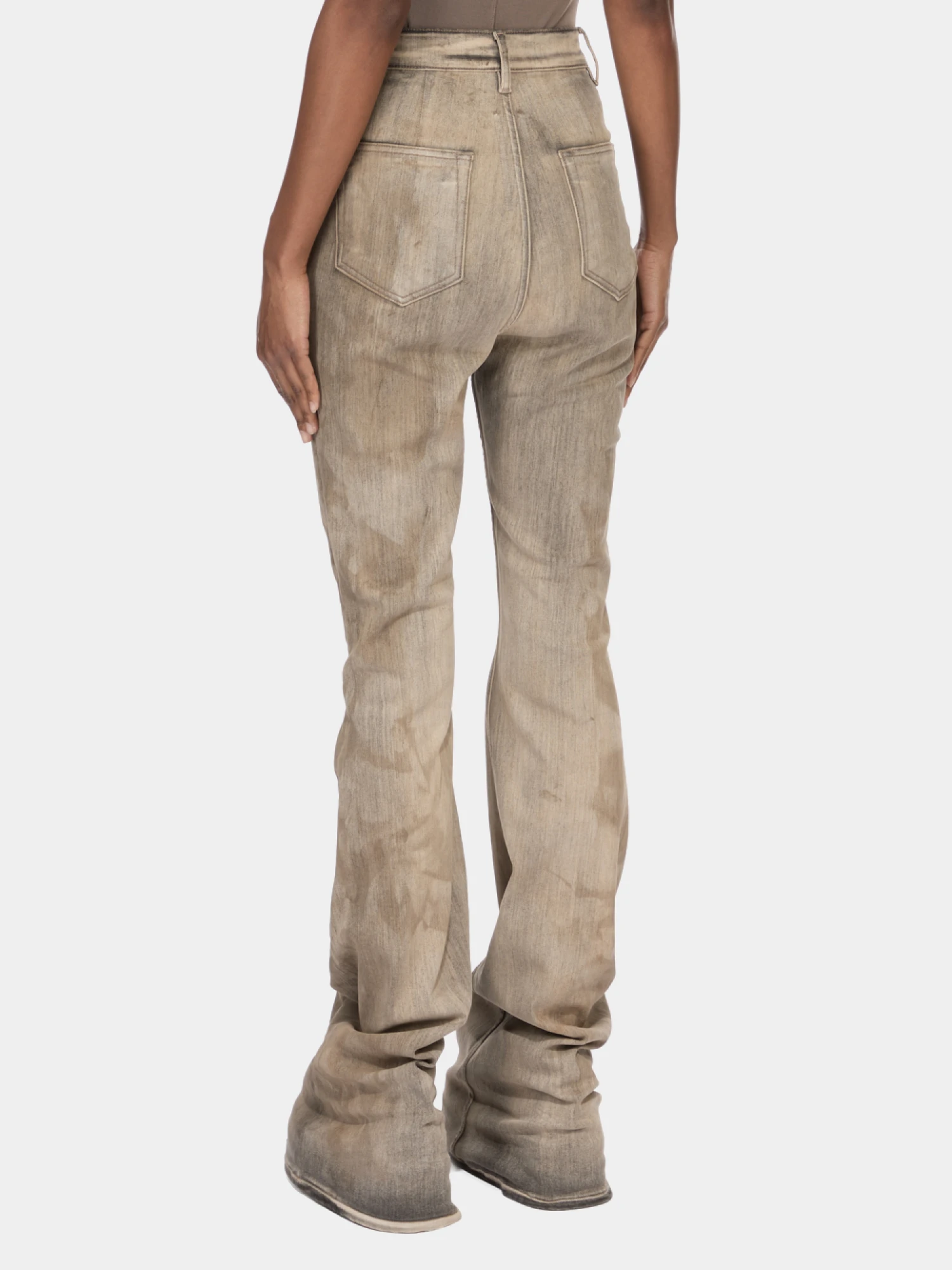 Женские джинсы RICK OWENS DRKSHDW Bolan Bootcut Dust
