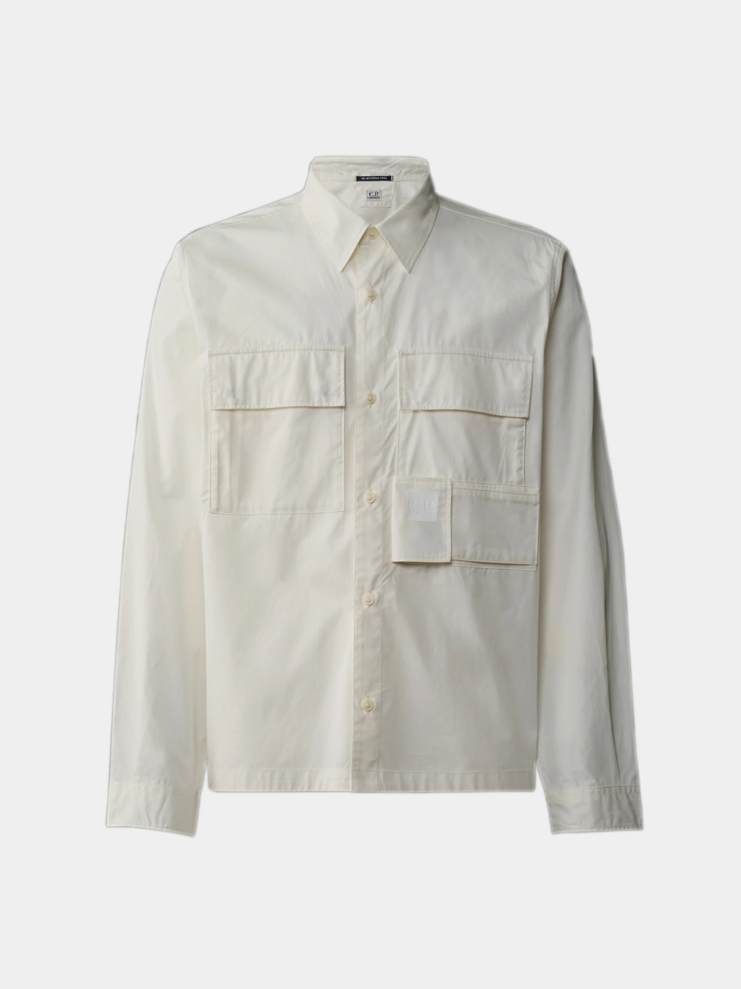 Рубашка C.P. Company The Metropolis Series Gabardine Gauze White