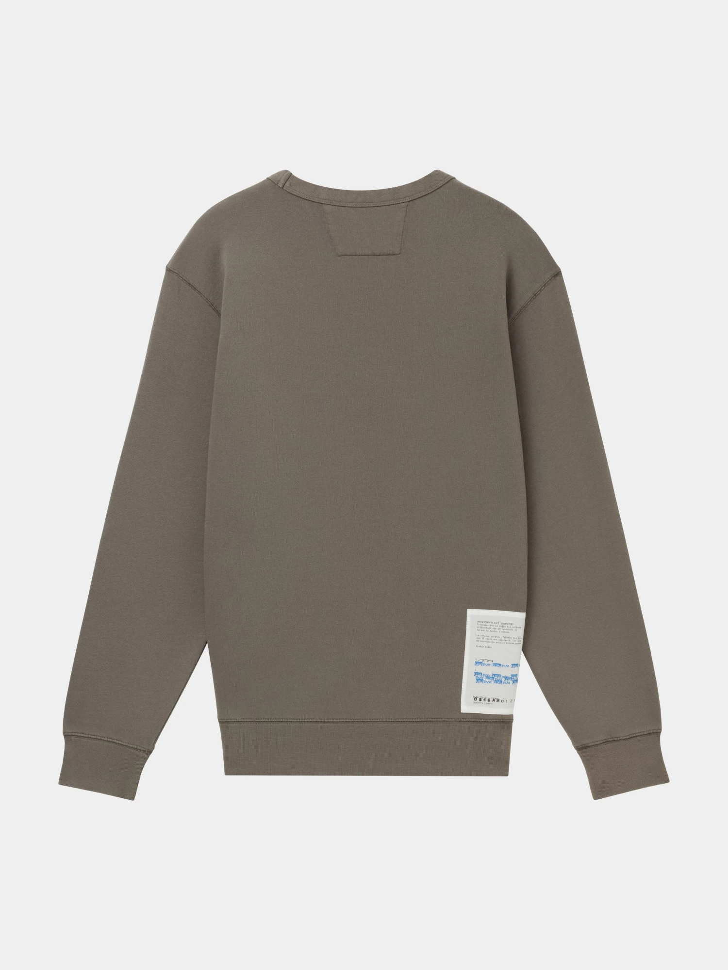 Свитшот C.P. Company Cotton Fleece Crewneck Smoked Pearl Grey