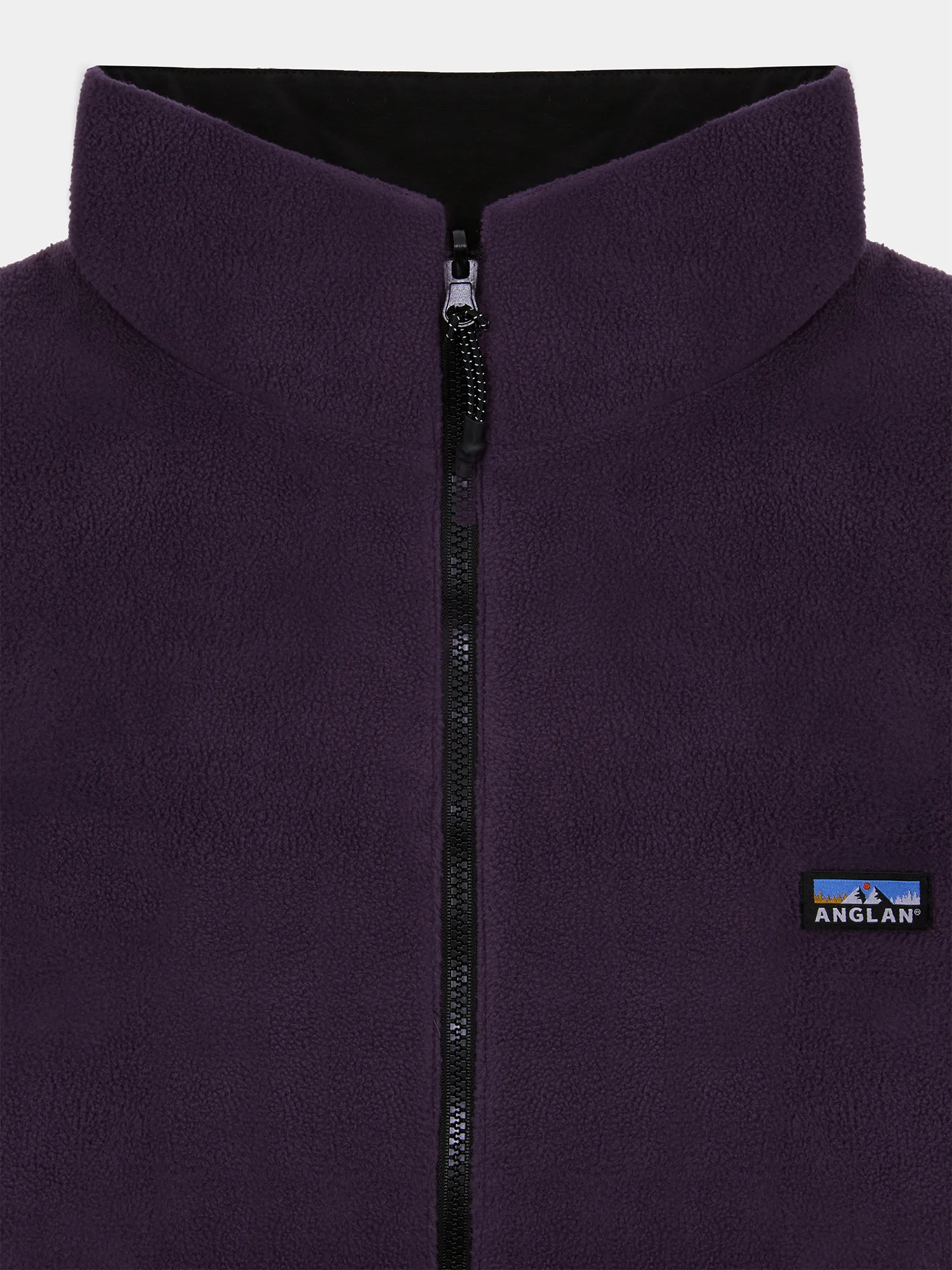 Двусторонняя флисовая куртка ANGLAN Reversible Hiker Purple/Black