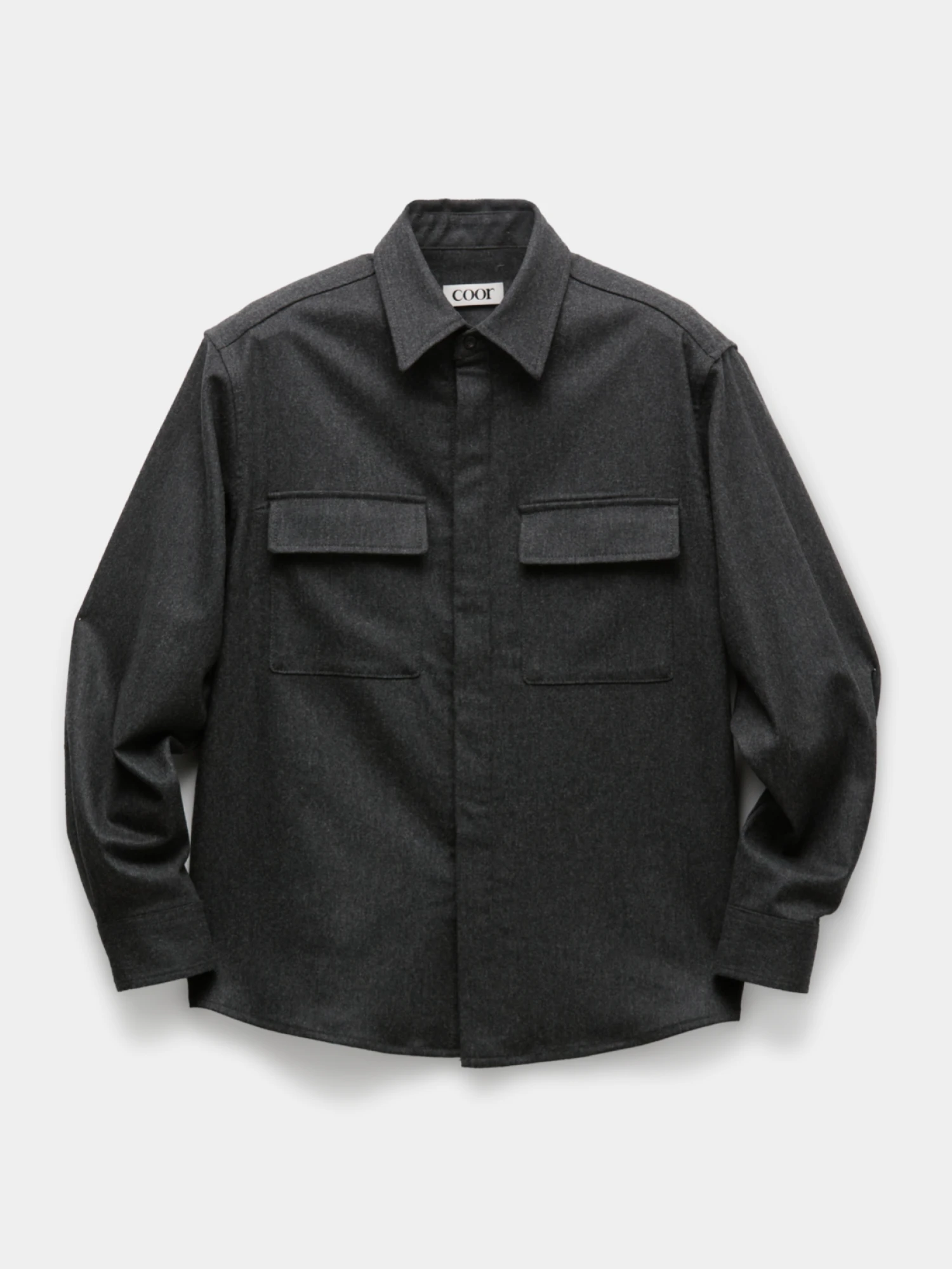 Рубашка COOR Classy Out Pocket Shirt Charcoal Grey