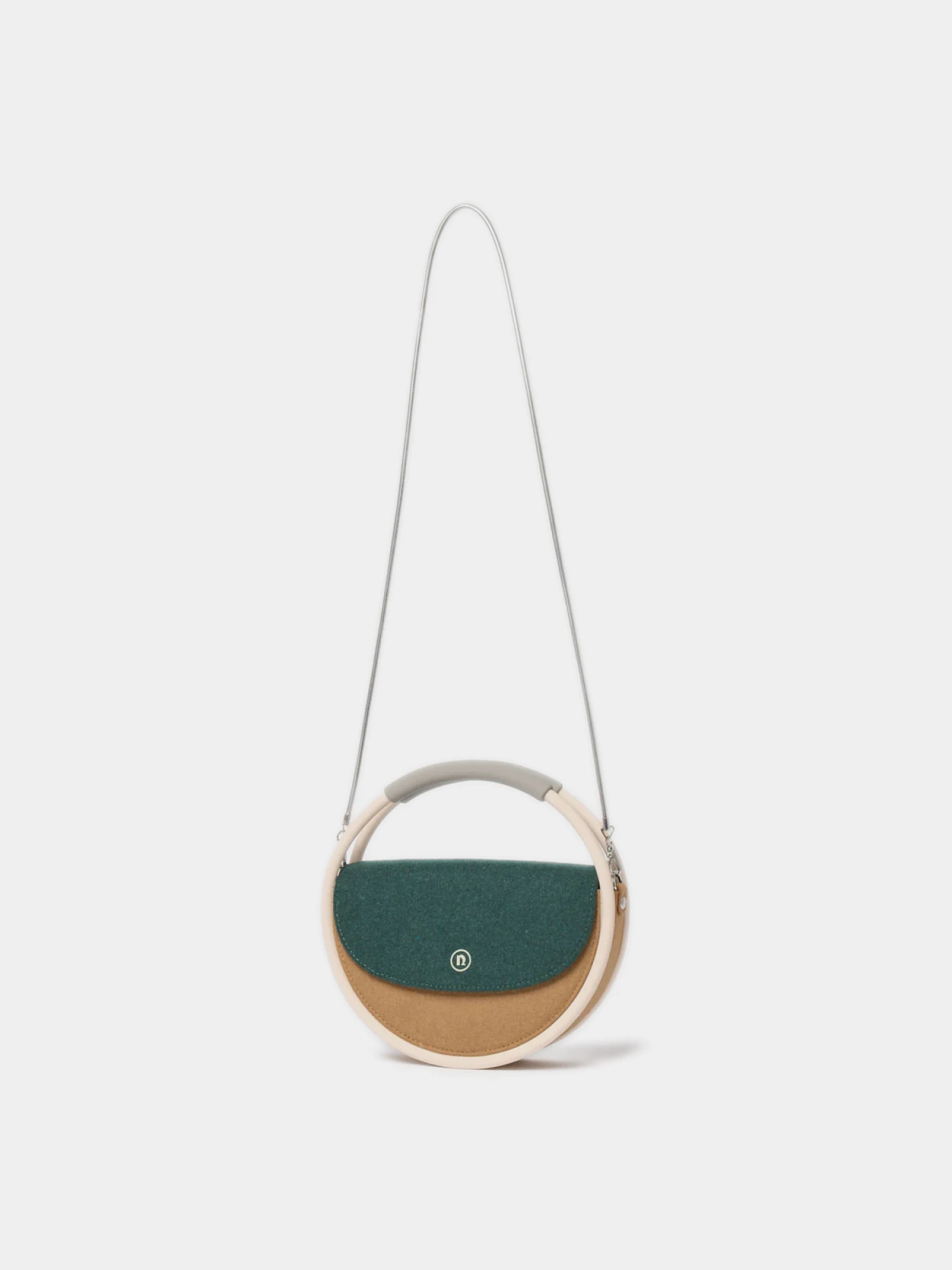 Сумка nana-nana Hoop Wool Bag 2 Tones