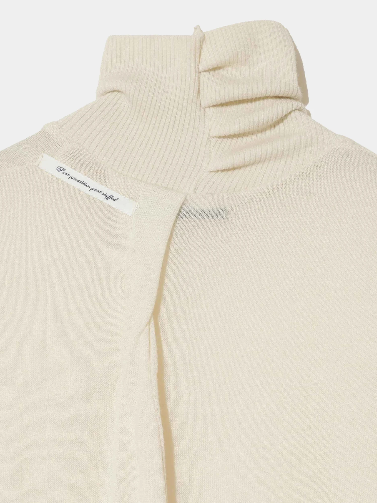 Женская водолазка UNDERCOVER Asymmetrical Off White