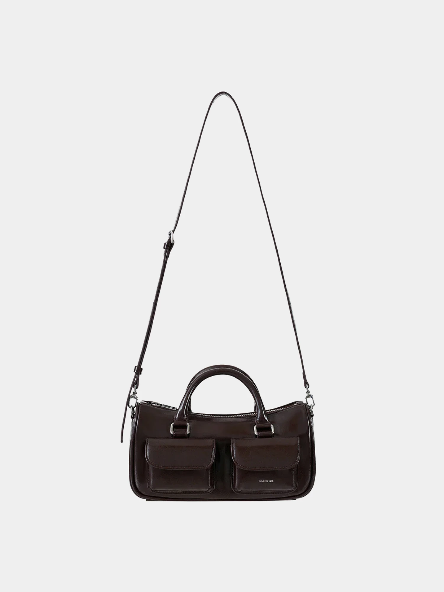 Женская сумка STAND OIL Chubby Half Bag Marron