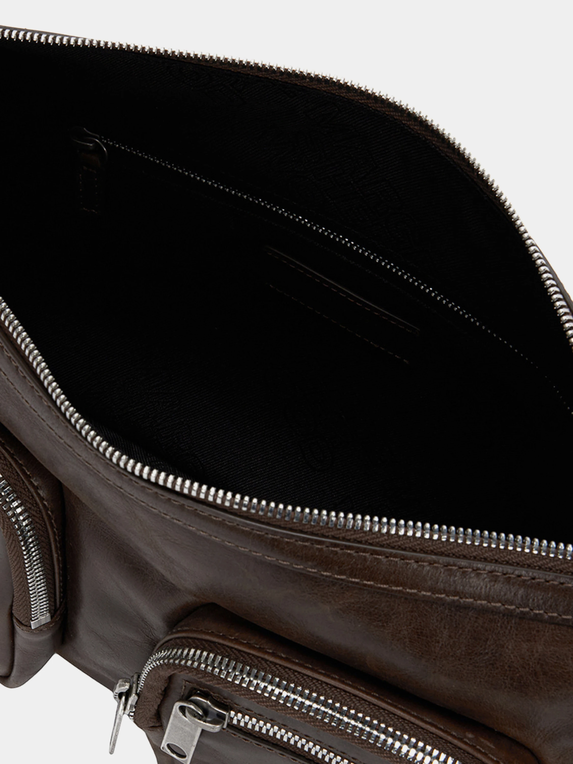 Женская сумка MARGESHERWOOD Outpocket Hobo Washed Brown