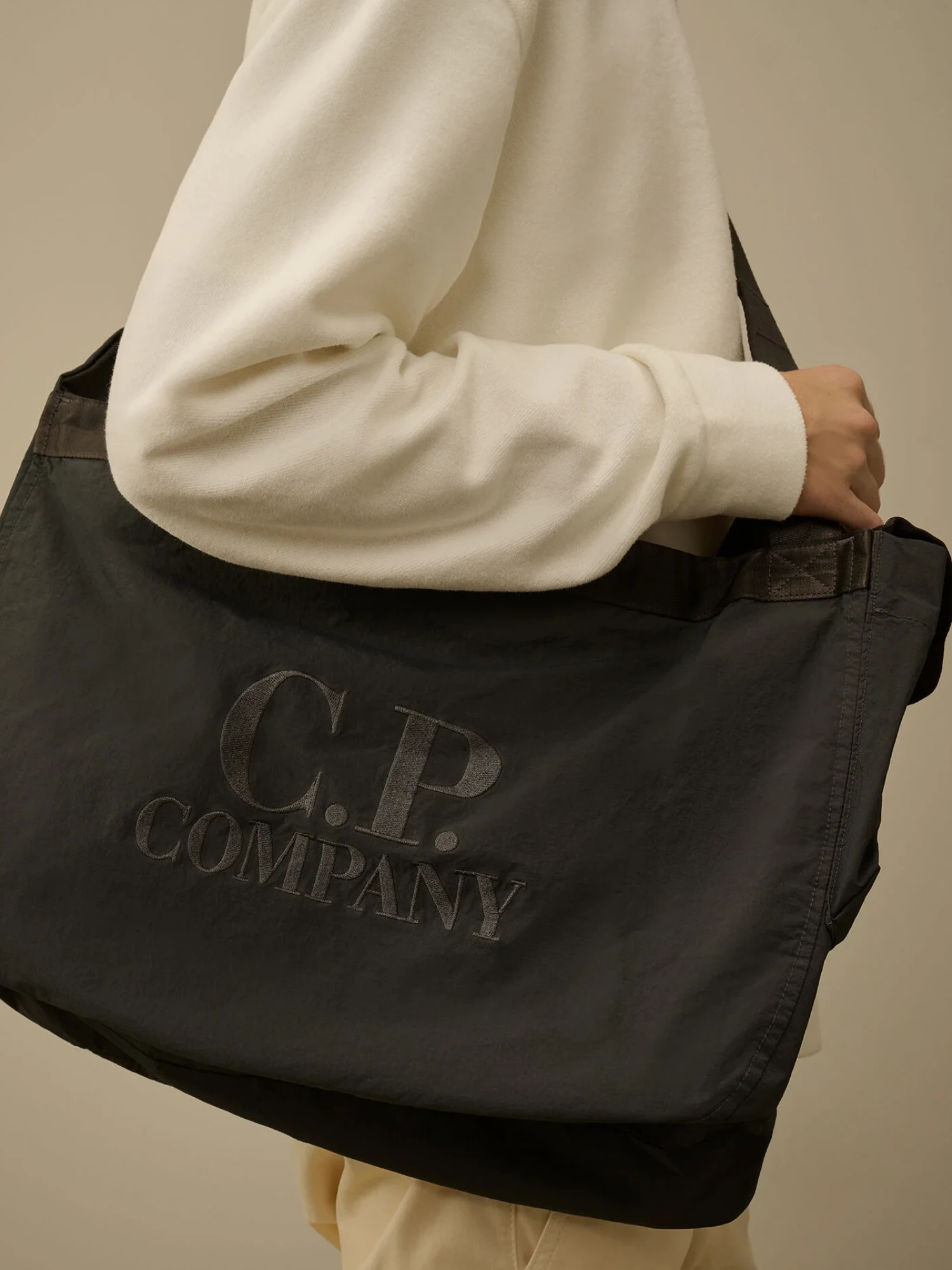 Сумка C.P. Company Plain Paper Touch Logo Dark Shadow