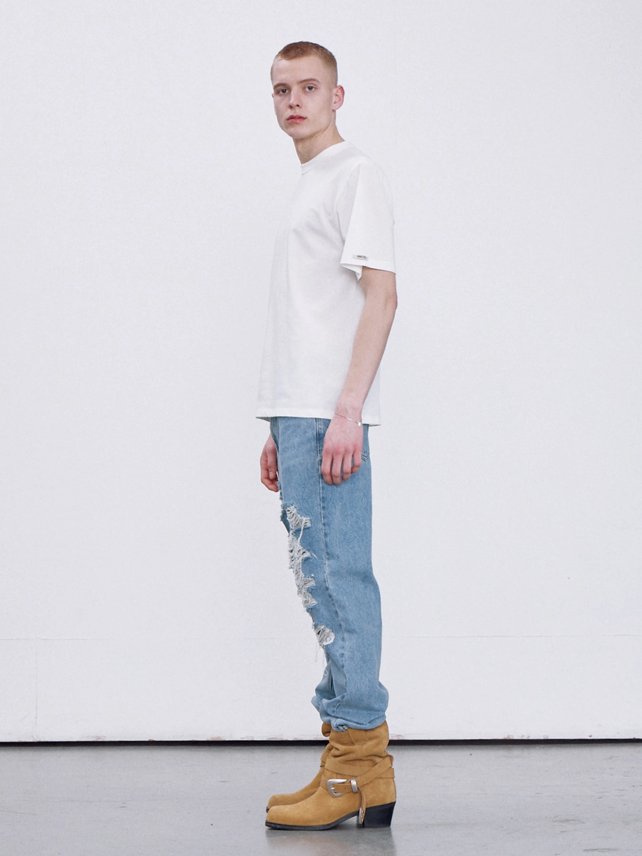 Футболка Recto RC Logo Jacquard Patch T-shirt White