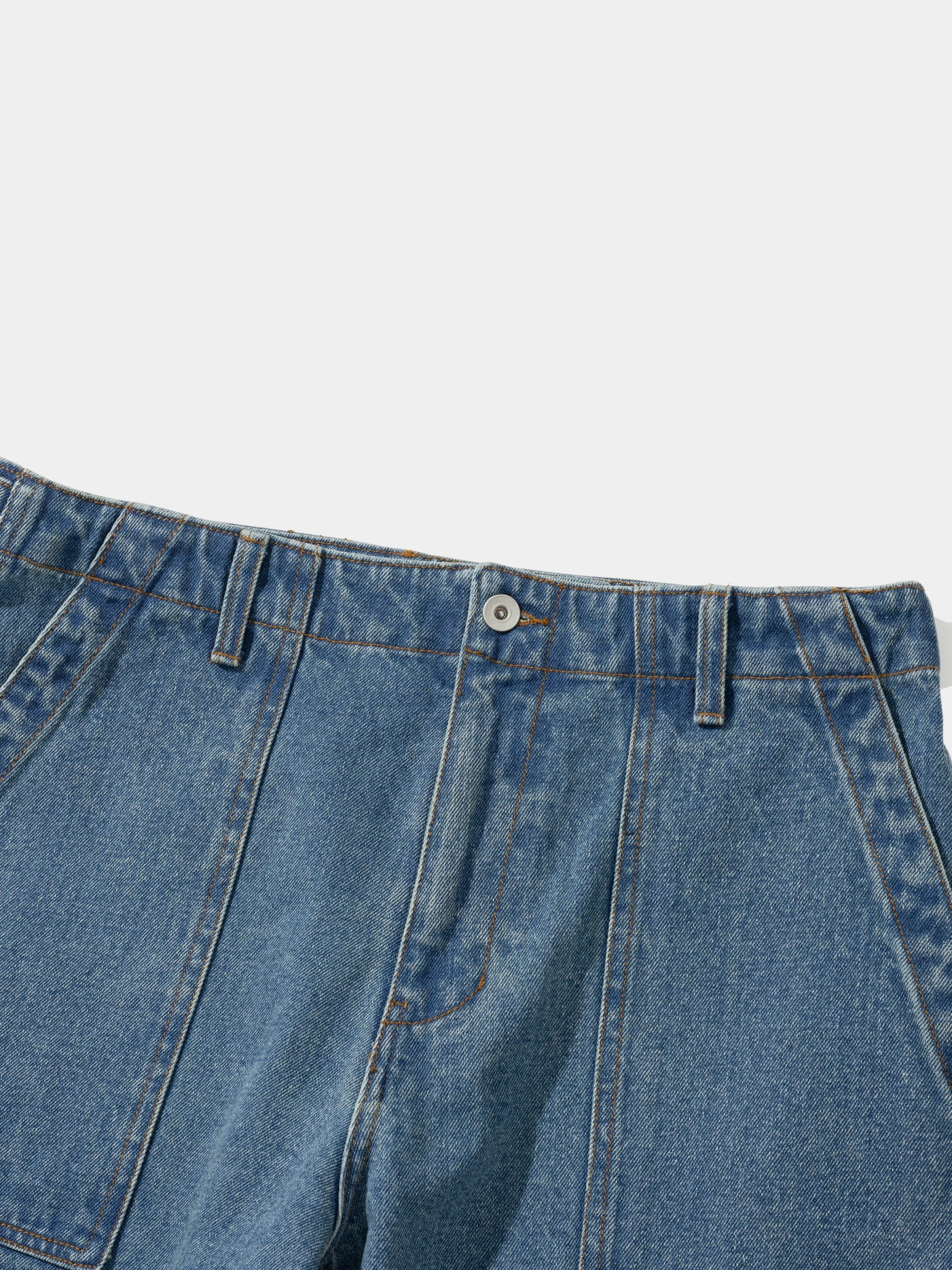 Джинсы Uniform Bridge Og Fatigue Denim Pants Indigo Washed