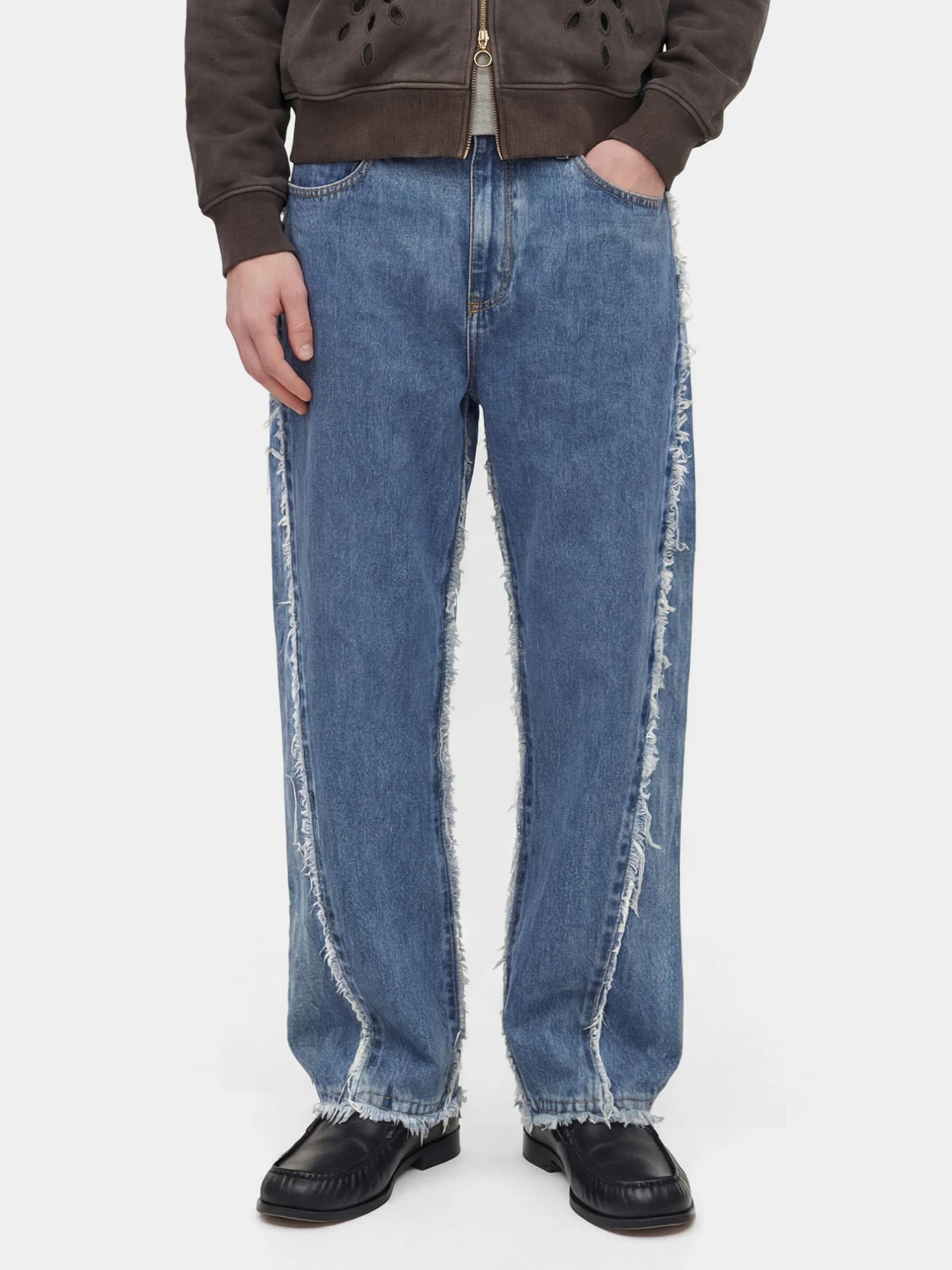 Джинсы lorenz Nico Fringe Washed Blue